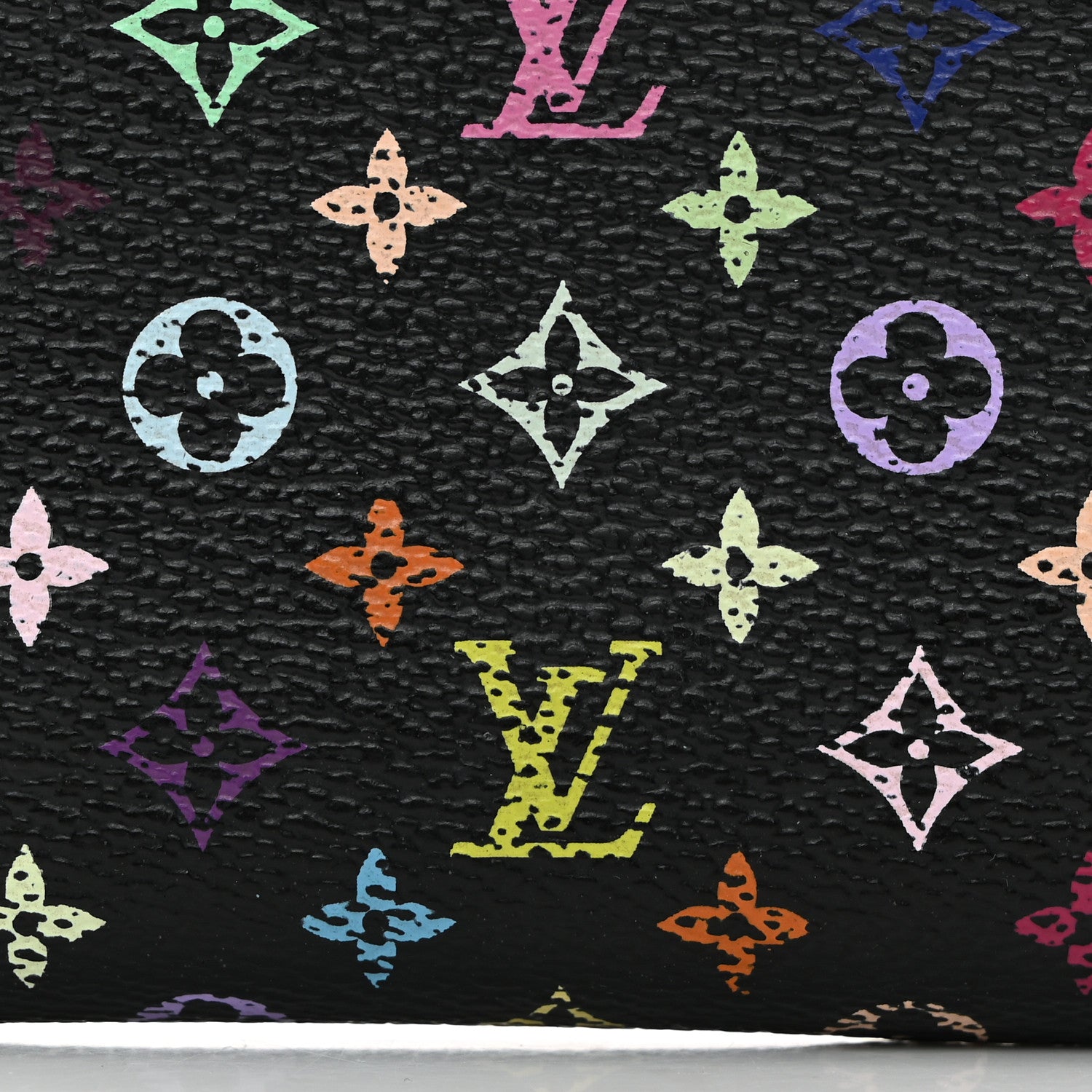 Louis Vuitton Monogram Multicolor Zippy Coin Purse Black Grenade 7 of 8