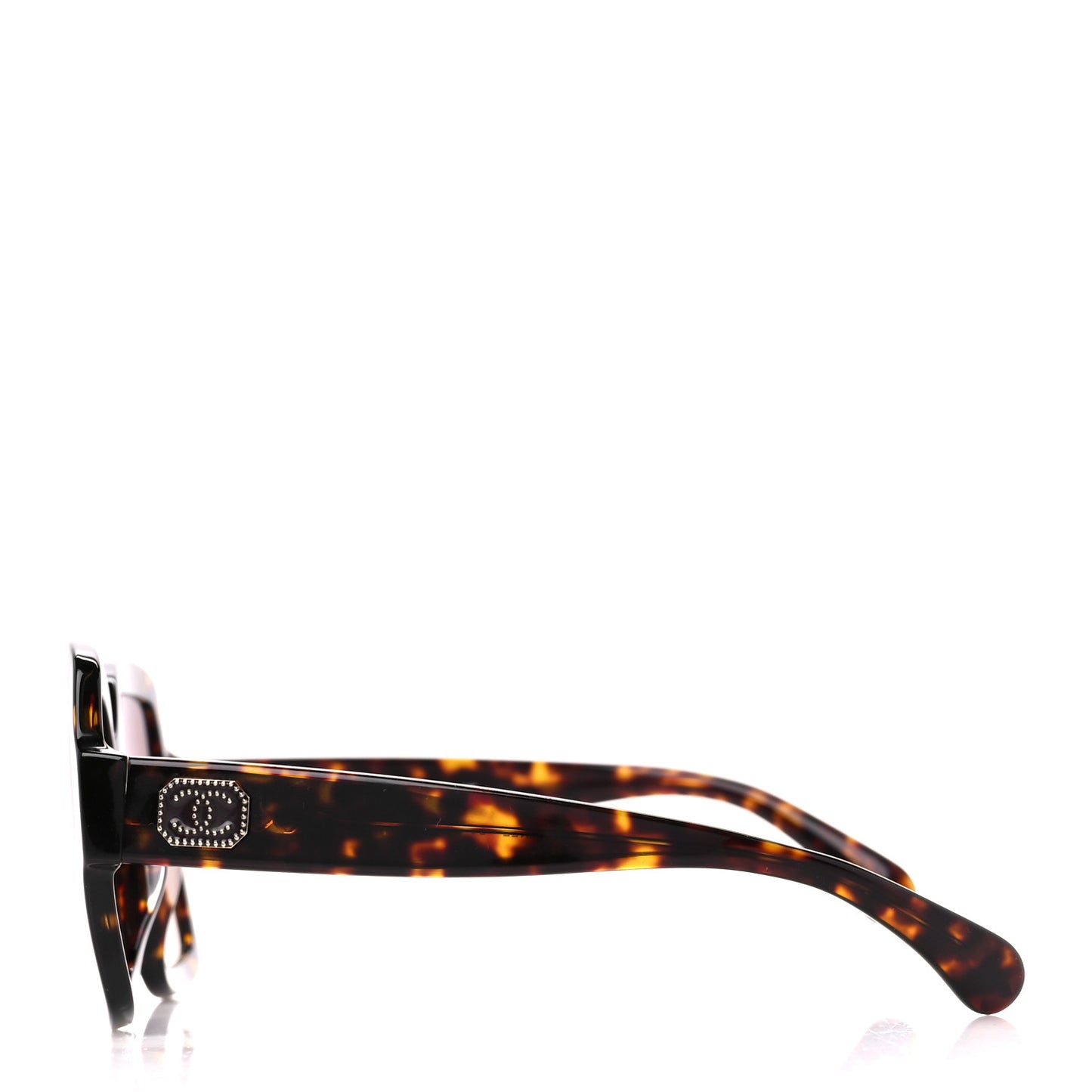 Acetate Square Strass CC Sunglasses 5479-A Tortoise