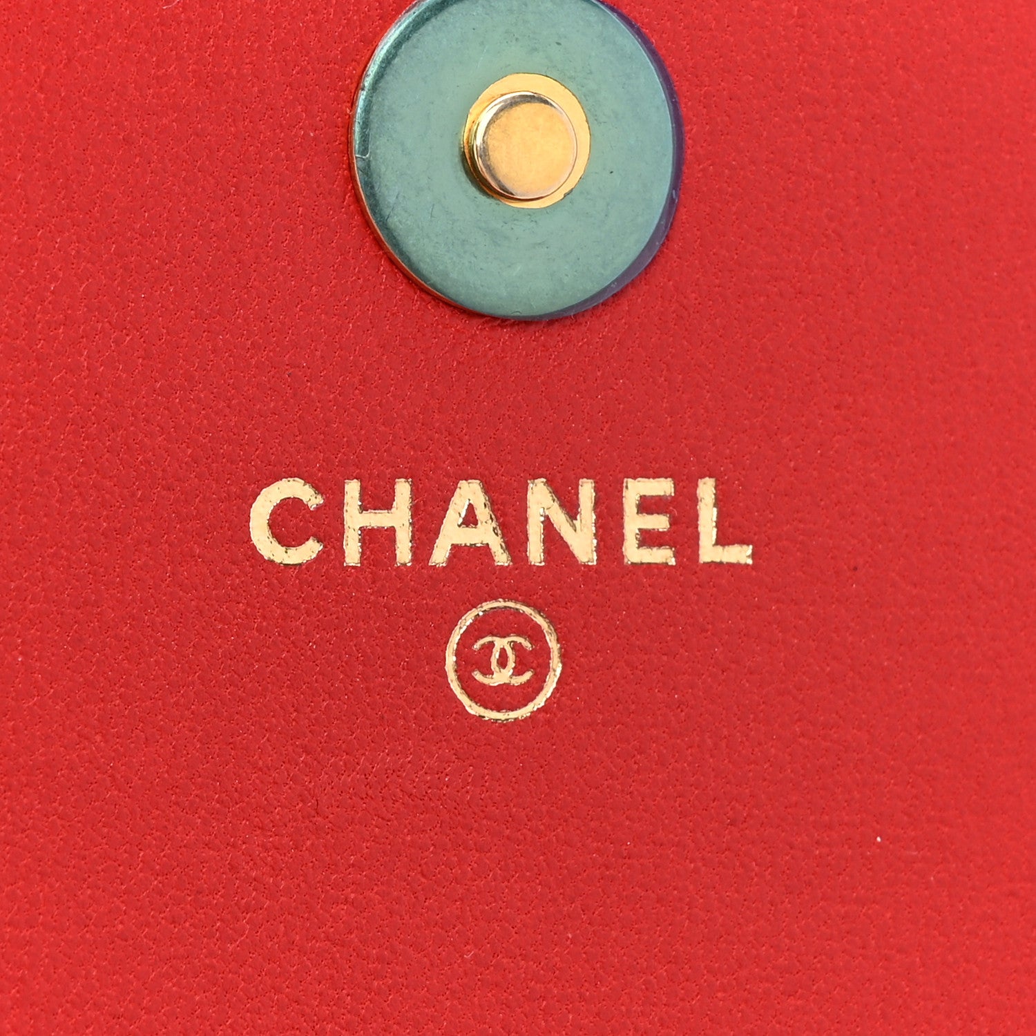 Chanel Lambskin Quilted Boy Wallet On Removable Chain WOC Red 9 of 15