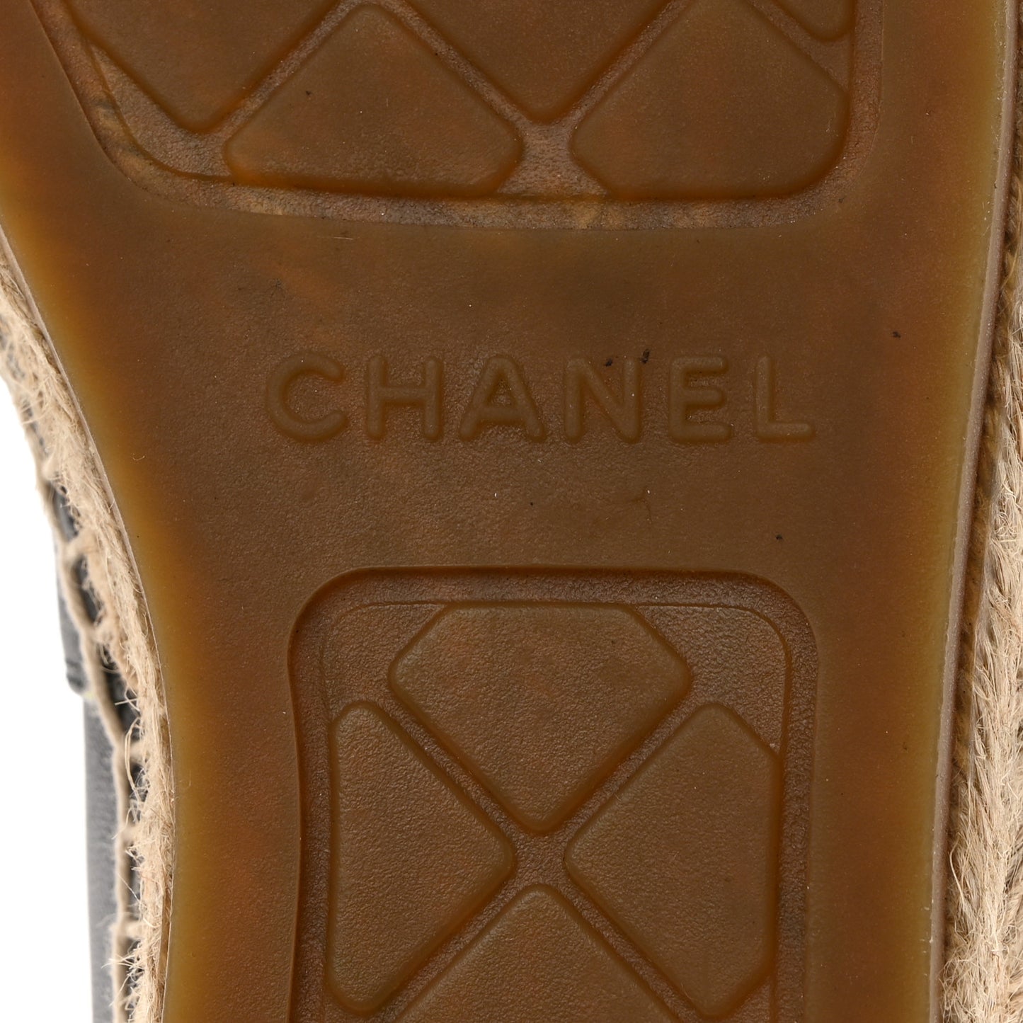 Lambskin CC Espadrilles 39 Black