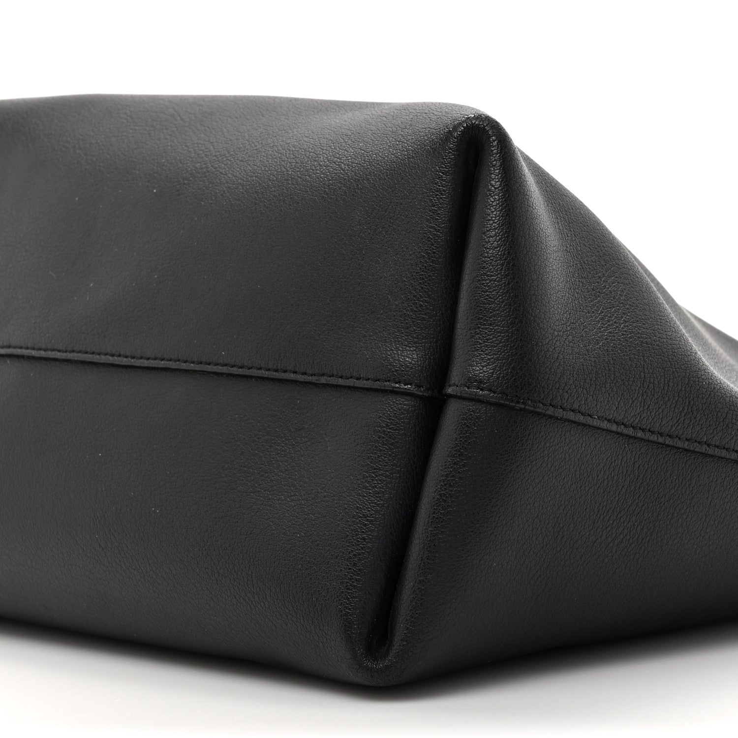 Saint Laurent Calfskin Large Shopping Tote Black 11 of 17