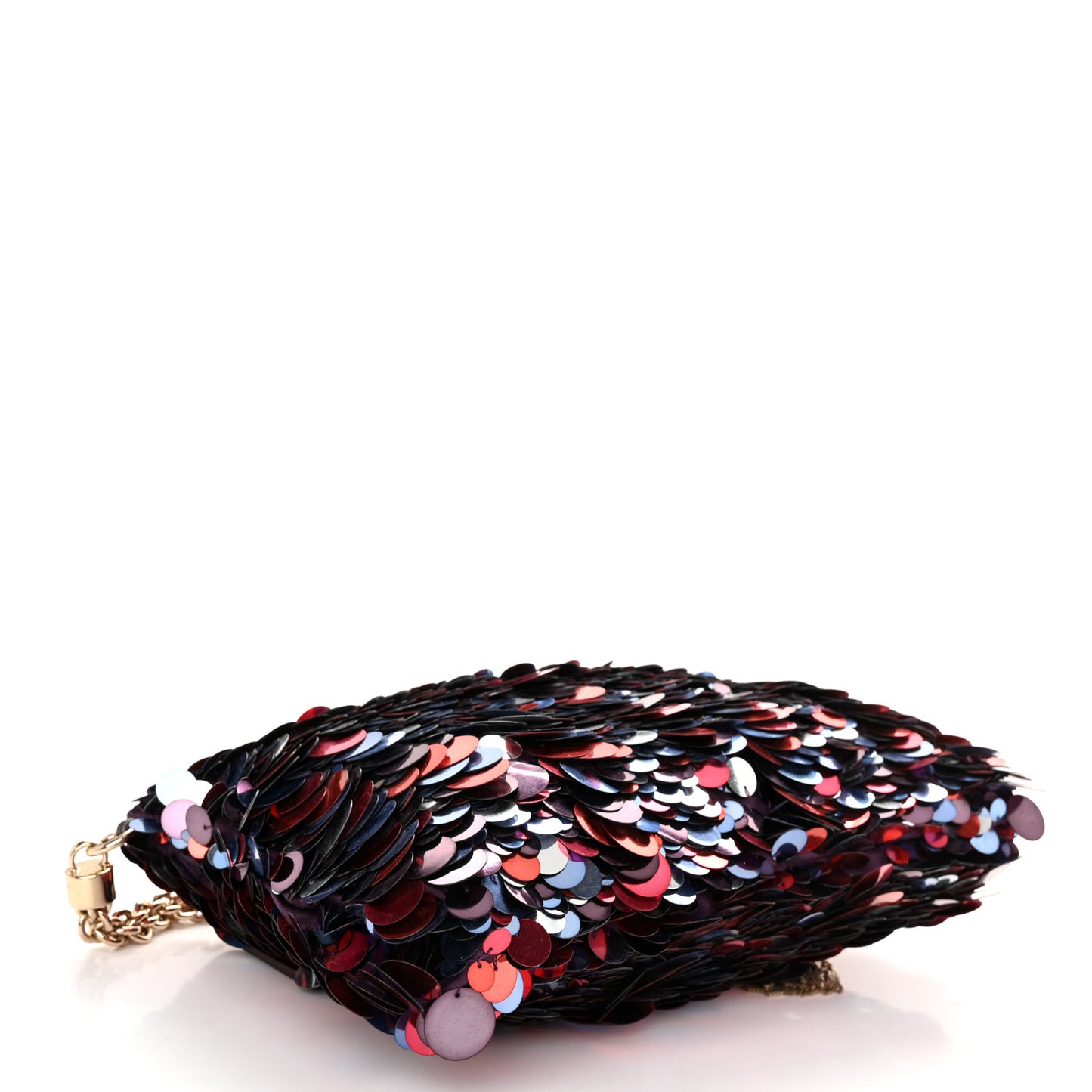 Sequin Maxi Callie Embroidery Bag Raspberry Mix