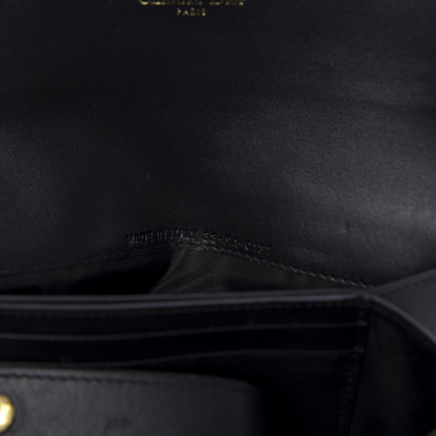 Christian Dior Lambskin Daddi Pouch Black 8 of 12