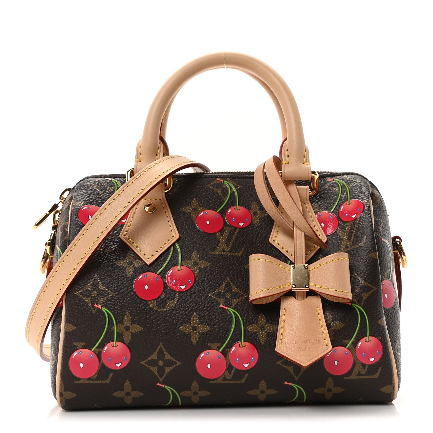 Louis Vuitton LV X TM Monogram Cerises Speedy Bandouliere 20 1 of 10