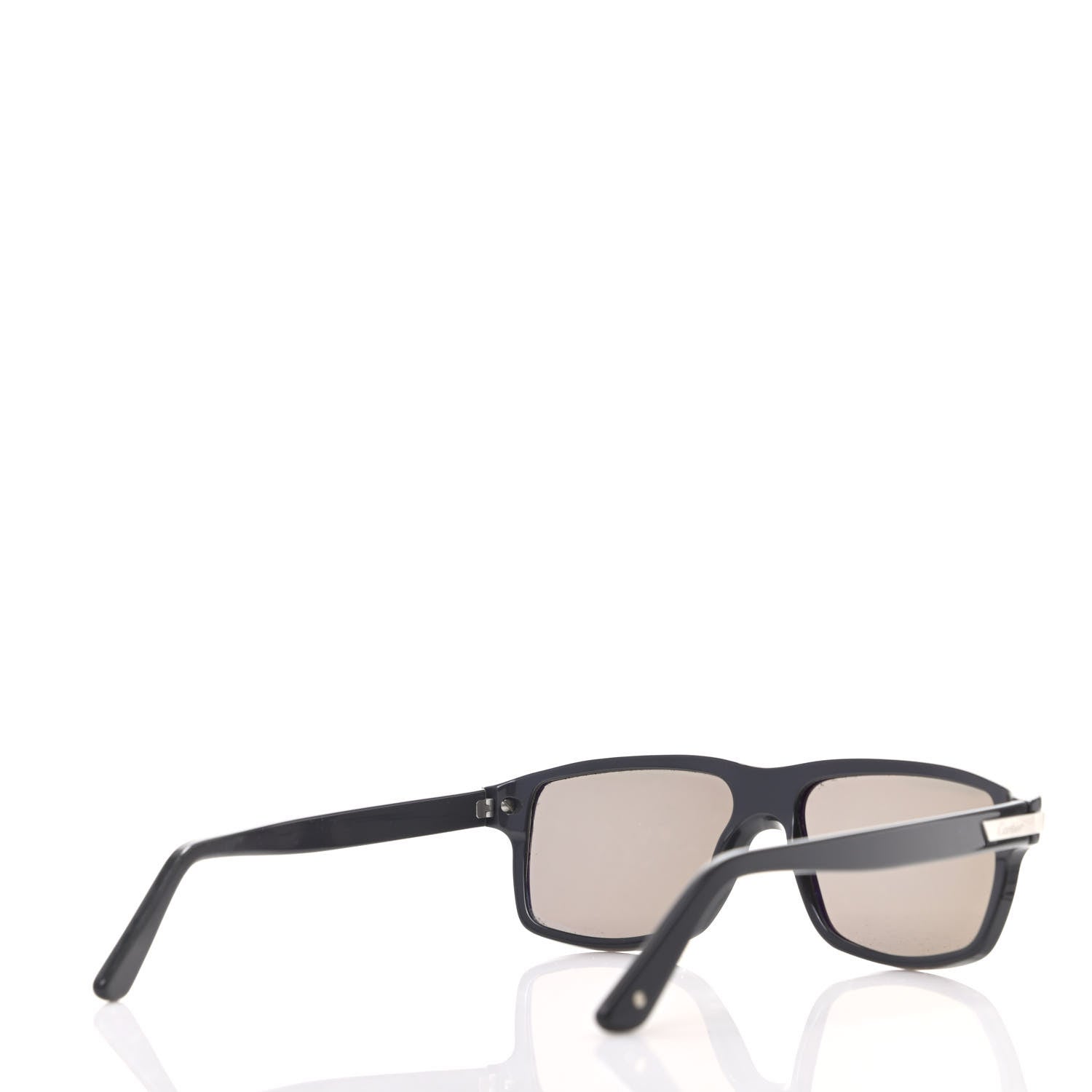 Cartier Acetate Santos De Cartier Square Sunglasses CT0190S Grey 4 of 6