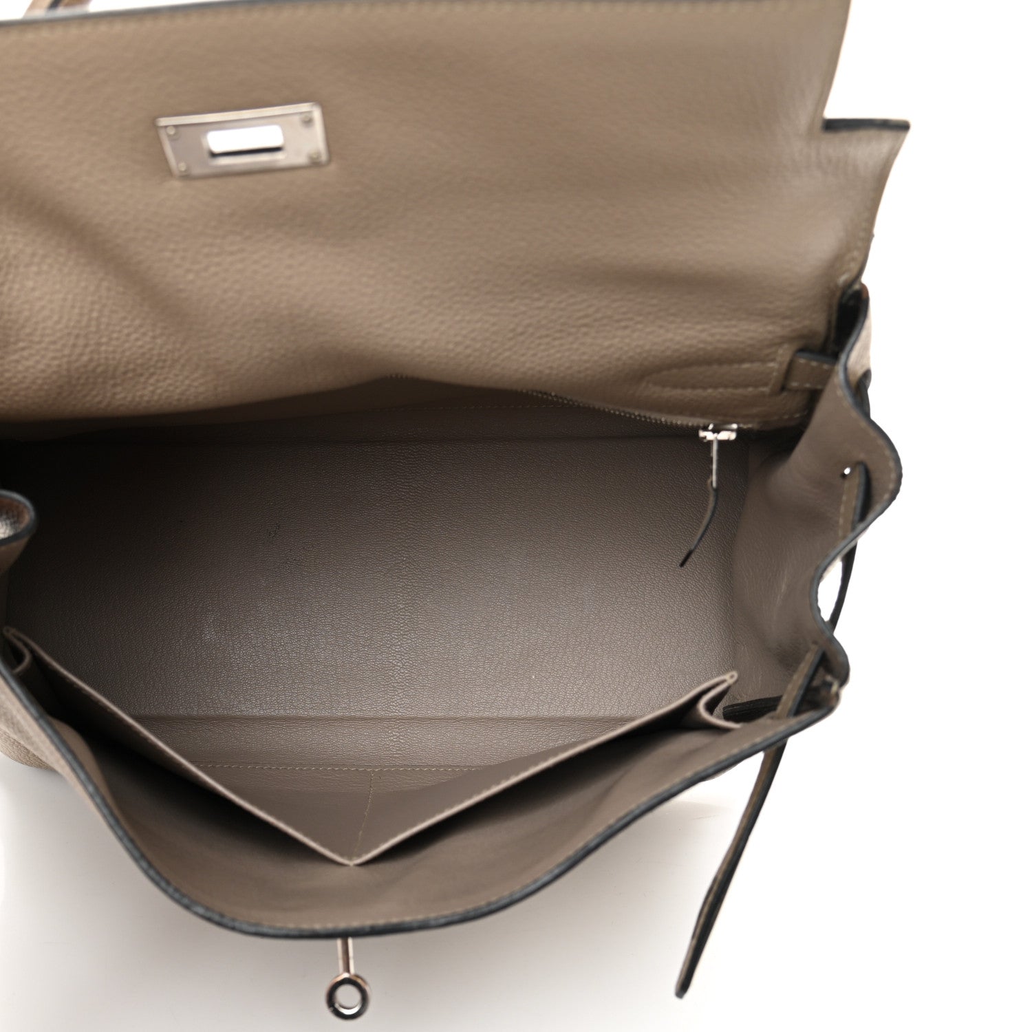 Hermes Togo Kelly Retourne 35 Gris Tourterelle 4 of 17