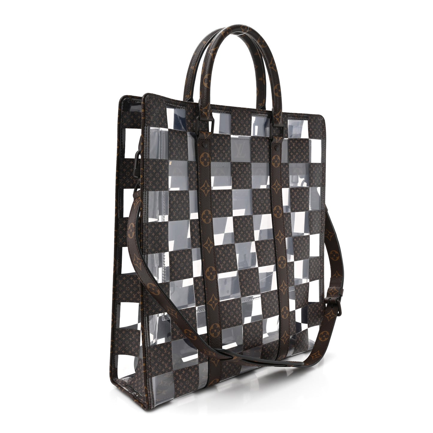PVC Monogram Chess Sac Plat