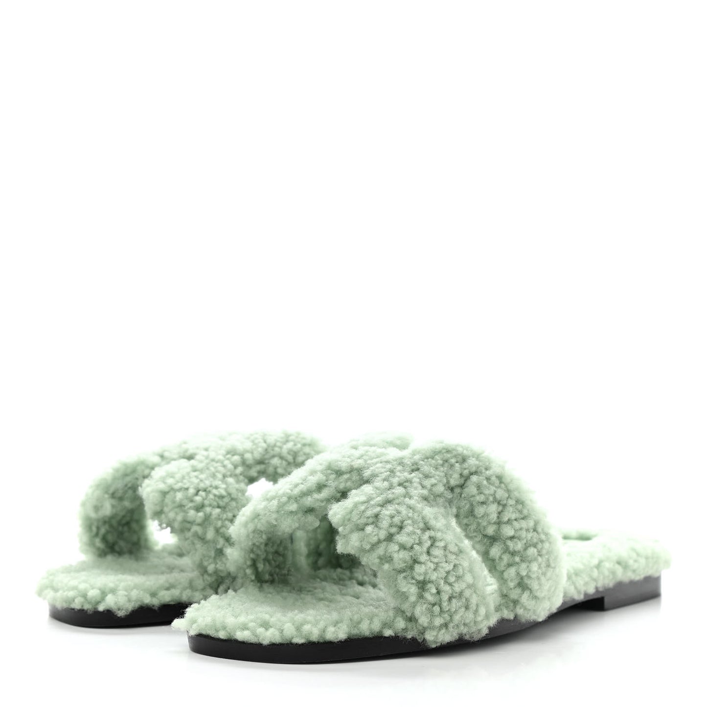 Woolskin Oran Sandals 35.5 Vert D'Eau