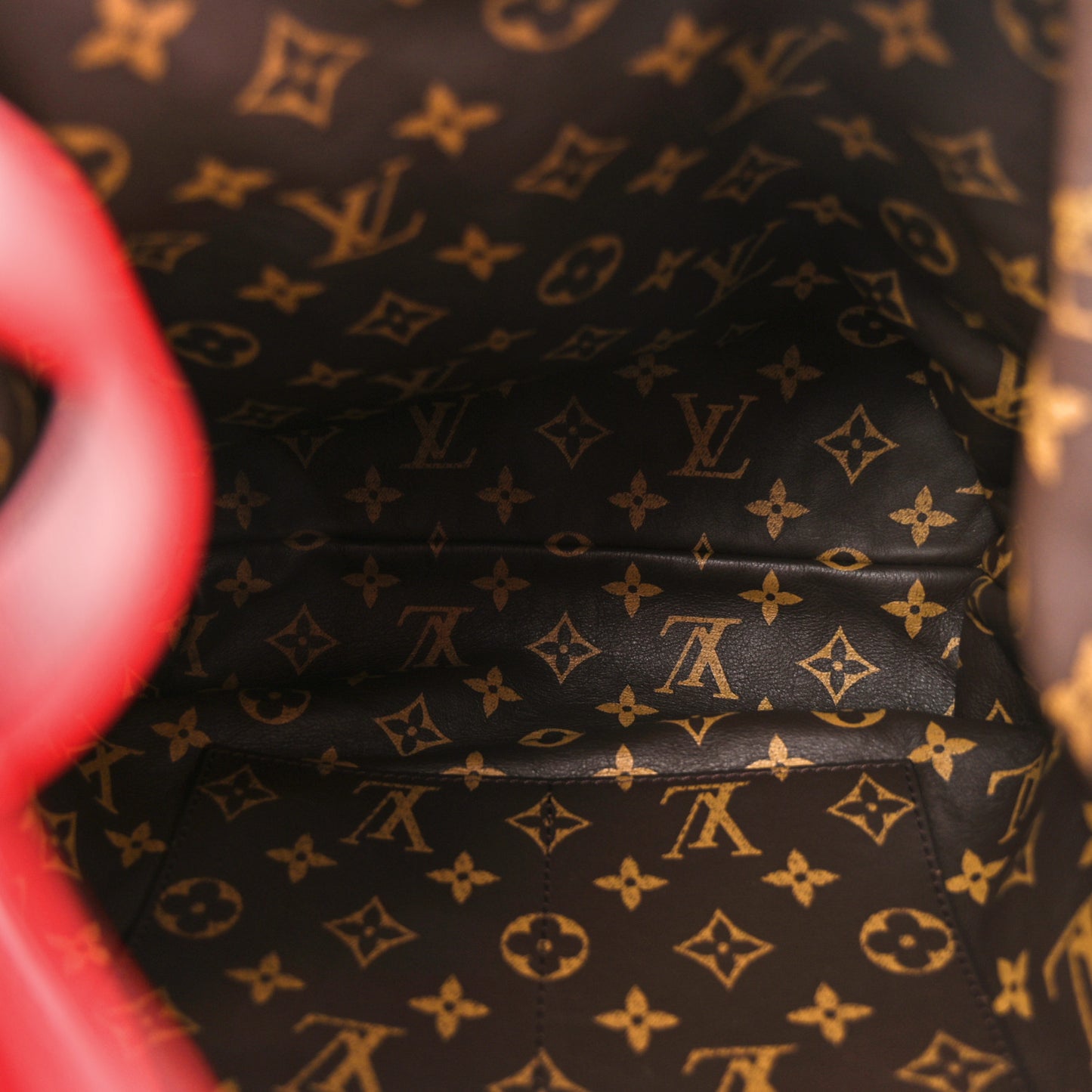 Calfskin Monogram Atlantis PM Red