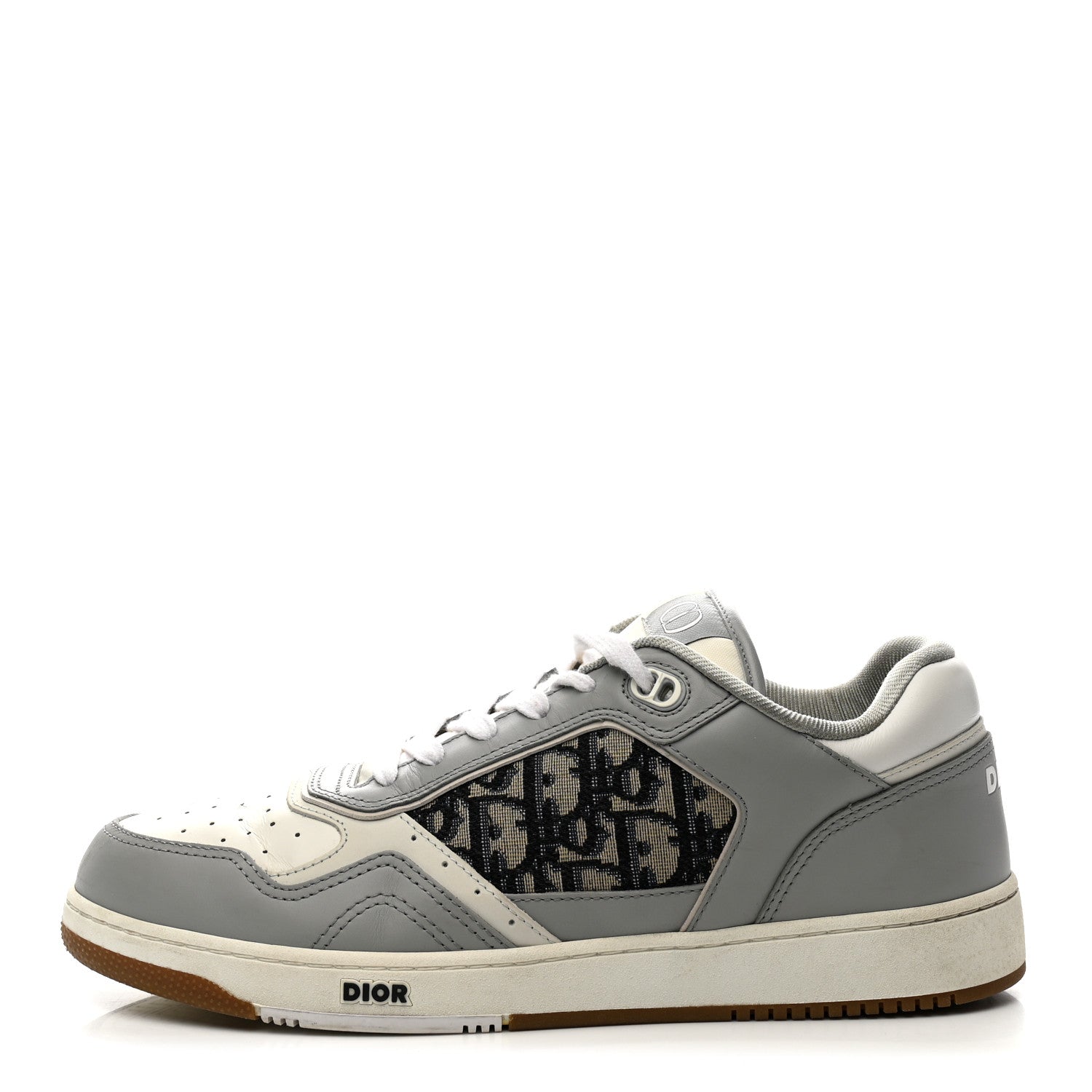 Christian Dior Smooth Calfskin Jacquard Oblique Mens B27 Low Top