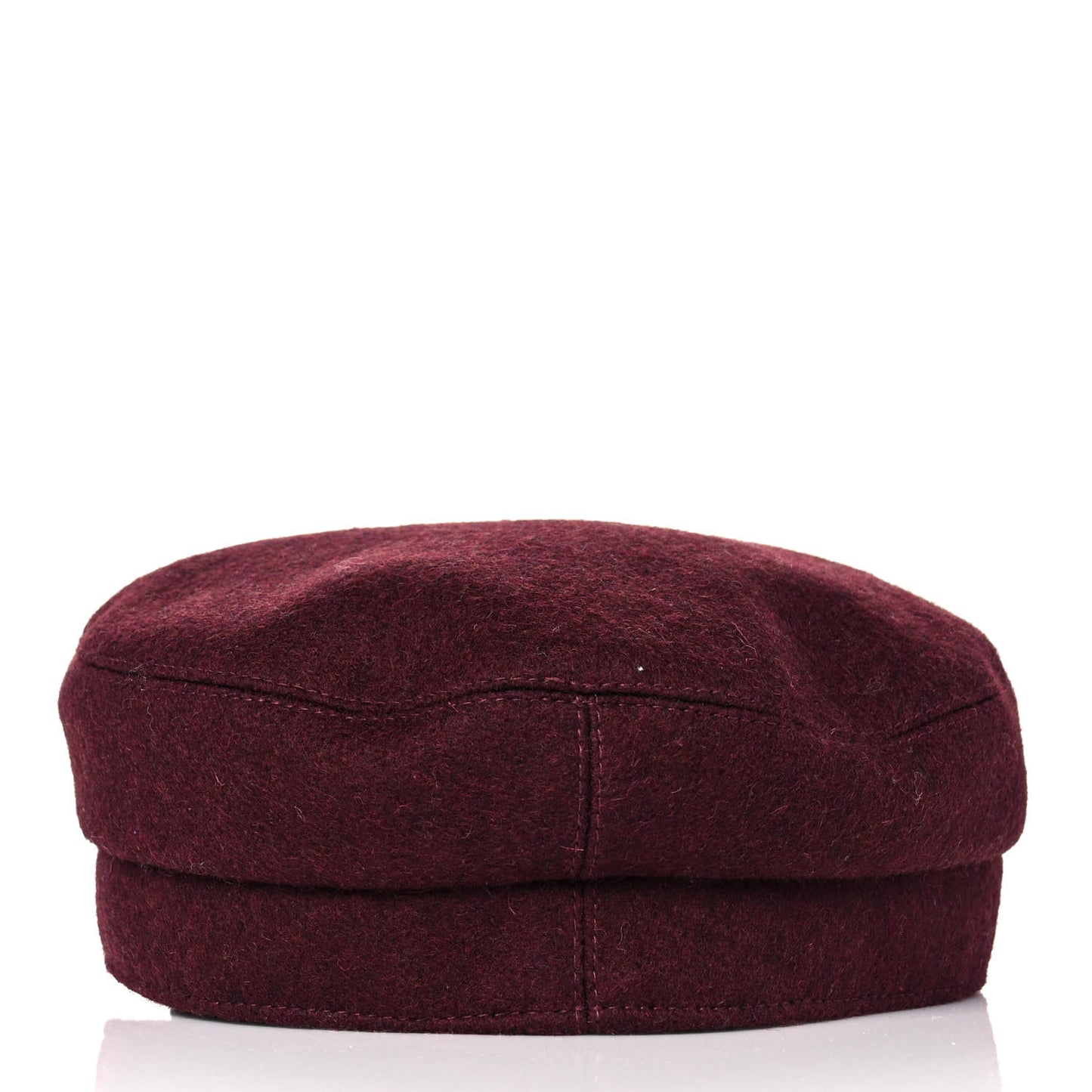 Glossy Lambskin Wool Womens Vauban Cap 57