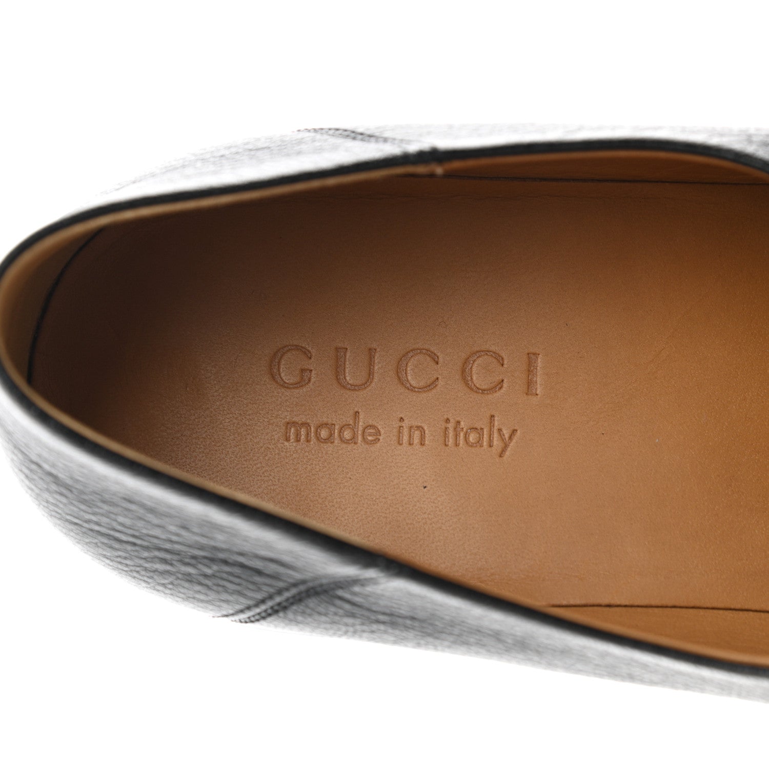 Gucci Havely Kid Web Mens Horsebit Loafers 8 Black 11 of 12