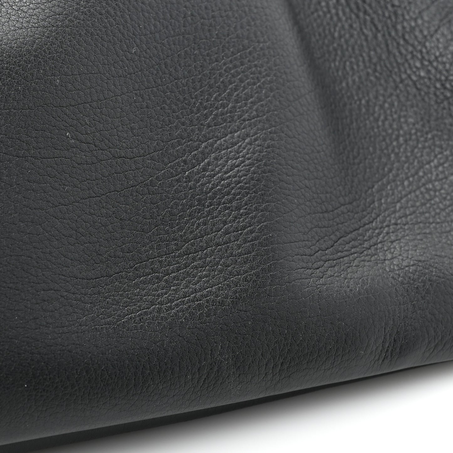 Grained Calfskin Small Everyday Shoulder Bag Black