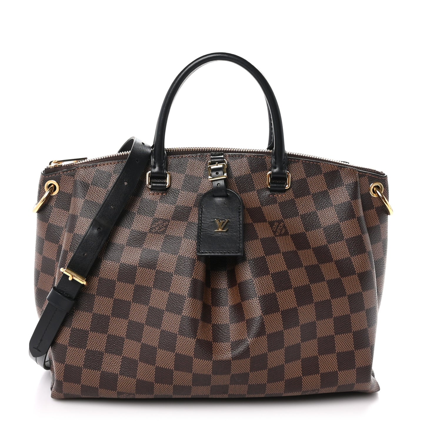 Damier Ebene Odeon Tote MM Black