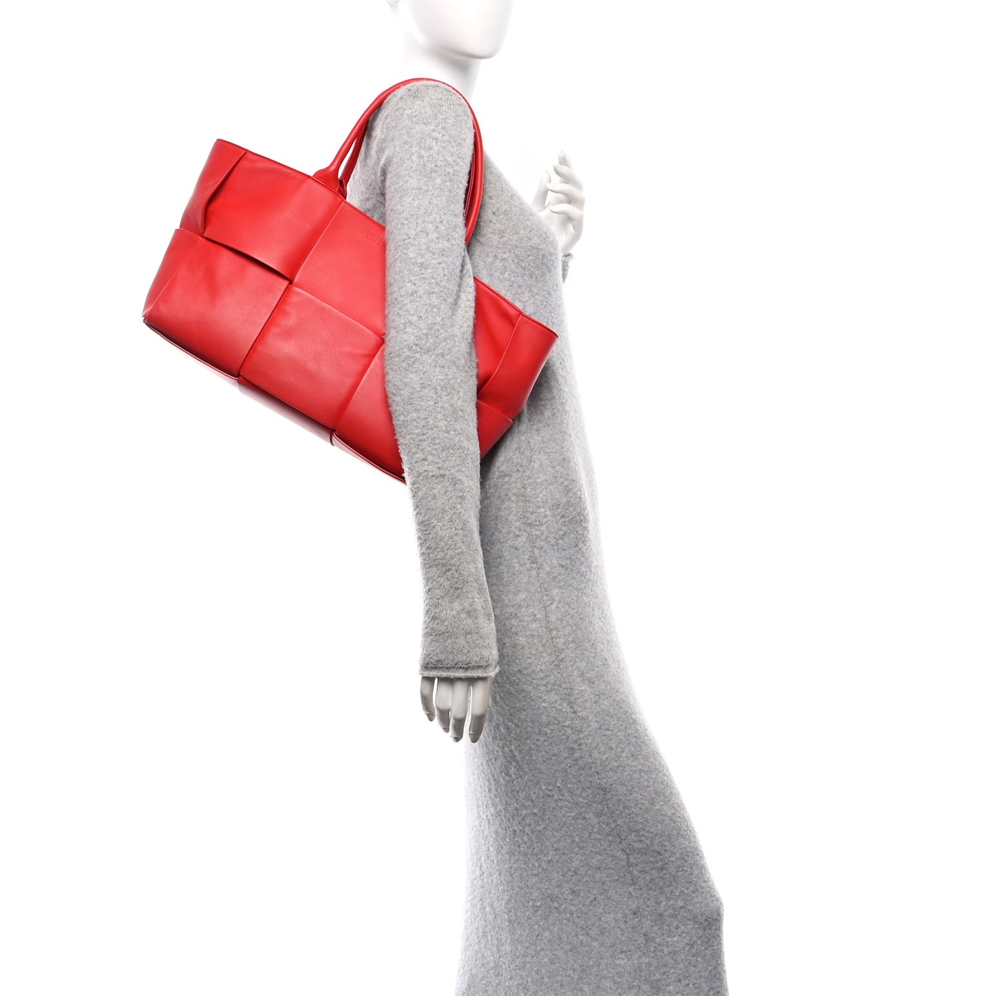 Nappa Maxi Intrecciato Arco Tote Firework