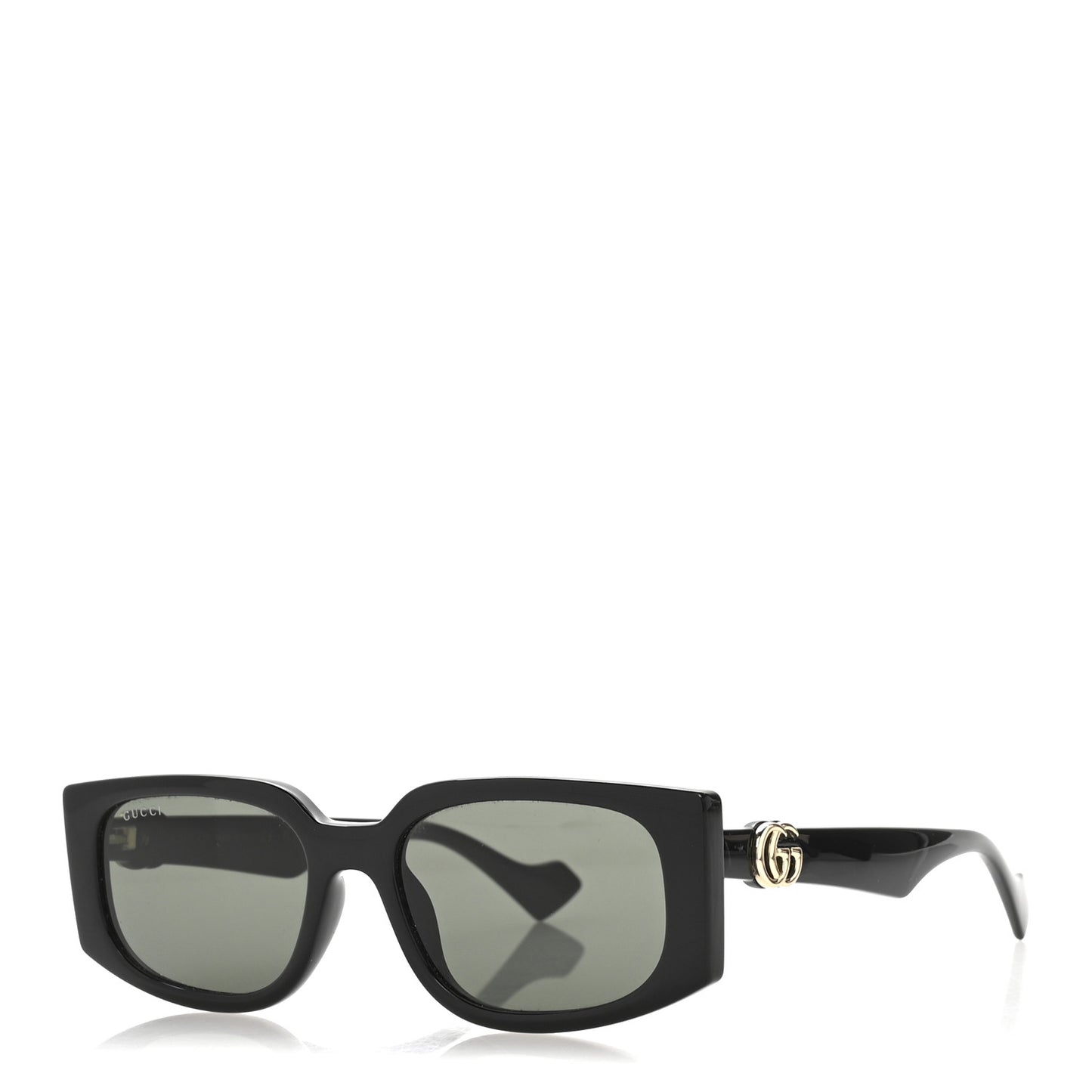 Acetate Rectangle Frame Sunglasses GG1534S Black