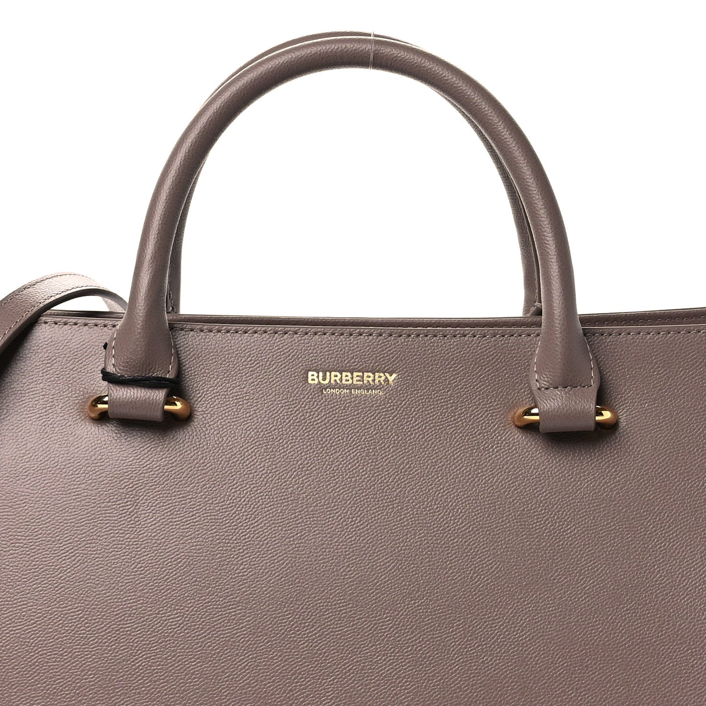 Calfskin Mega Check Small Banwell Tote Grey Mink