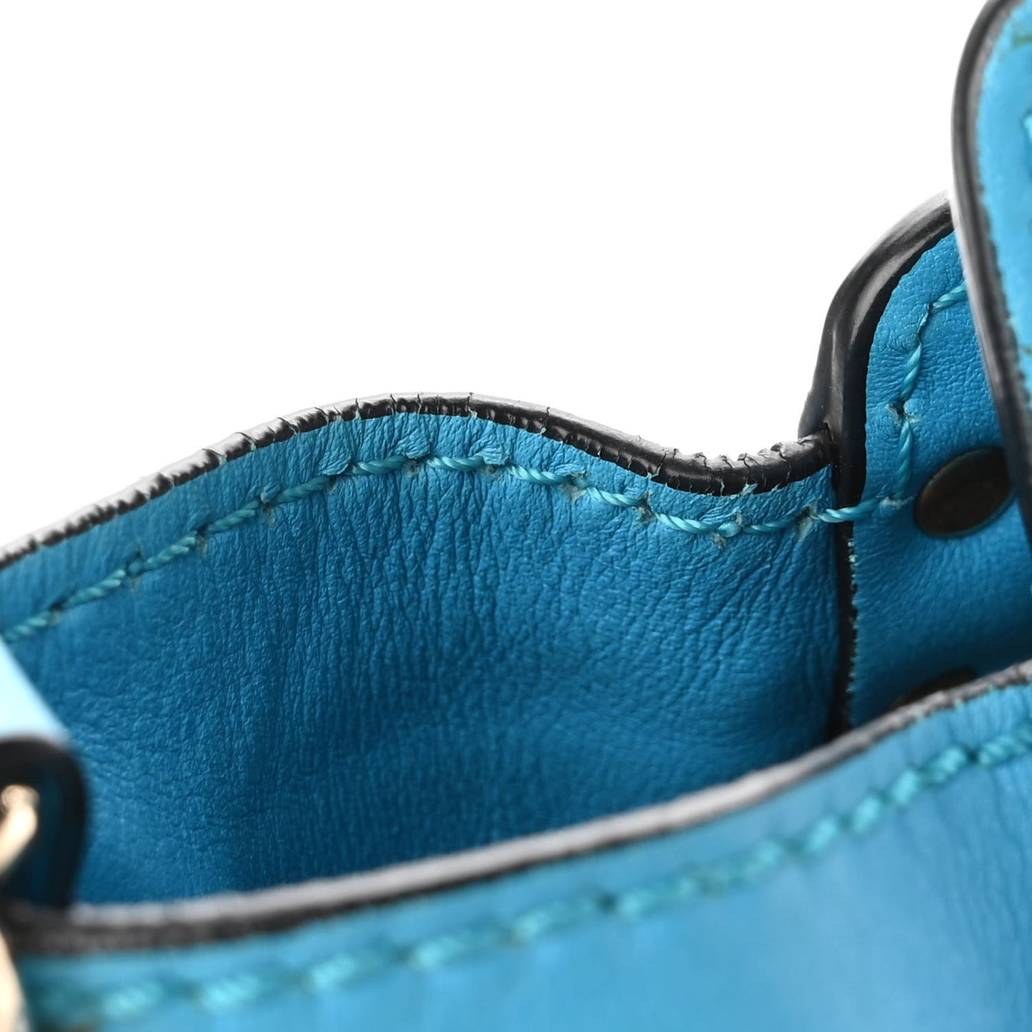 Vitello Mini Rockstud Tote Parrot