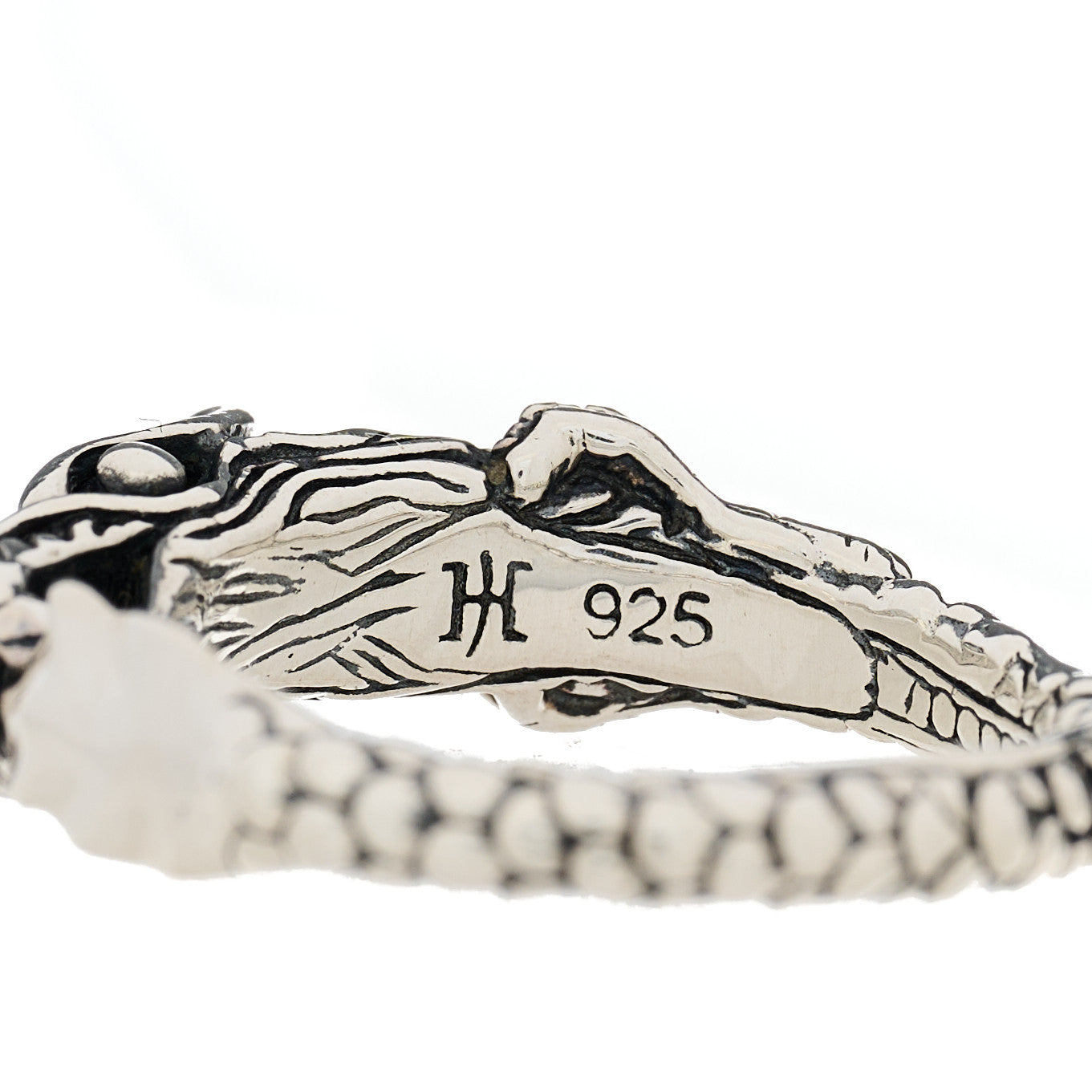 Sterling Silver Naga Dragon Head Ring 51 5.75