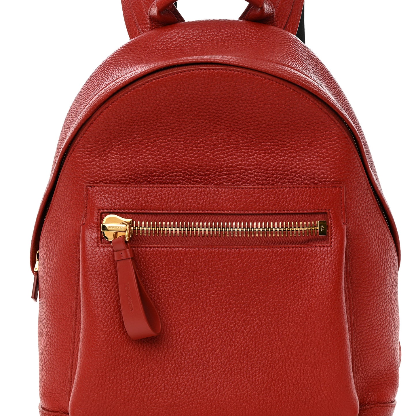 Grained Calfskin Buckley Backpack Red
