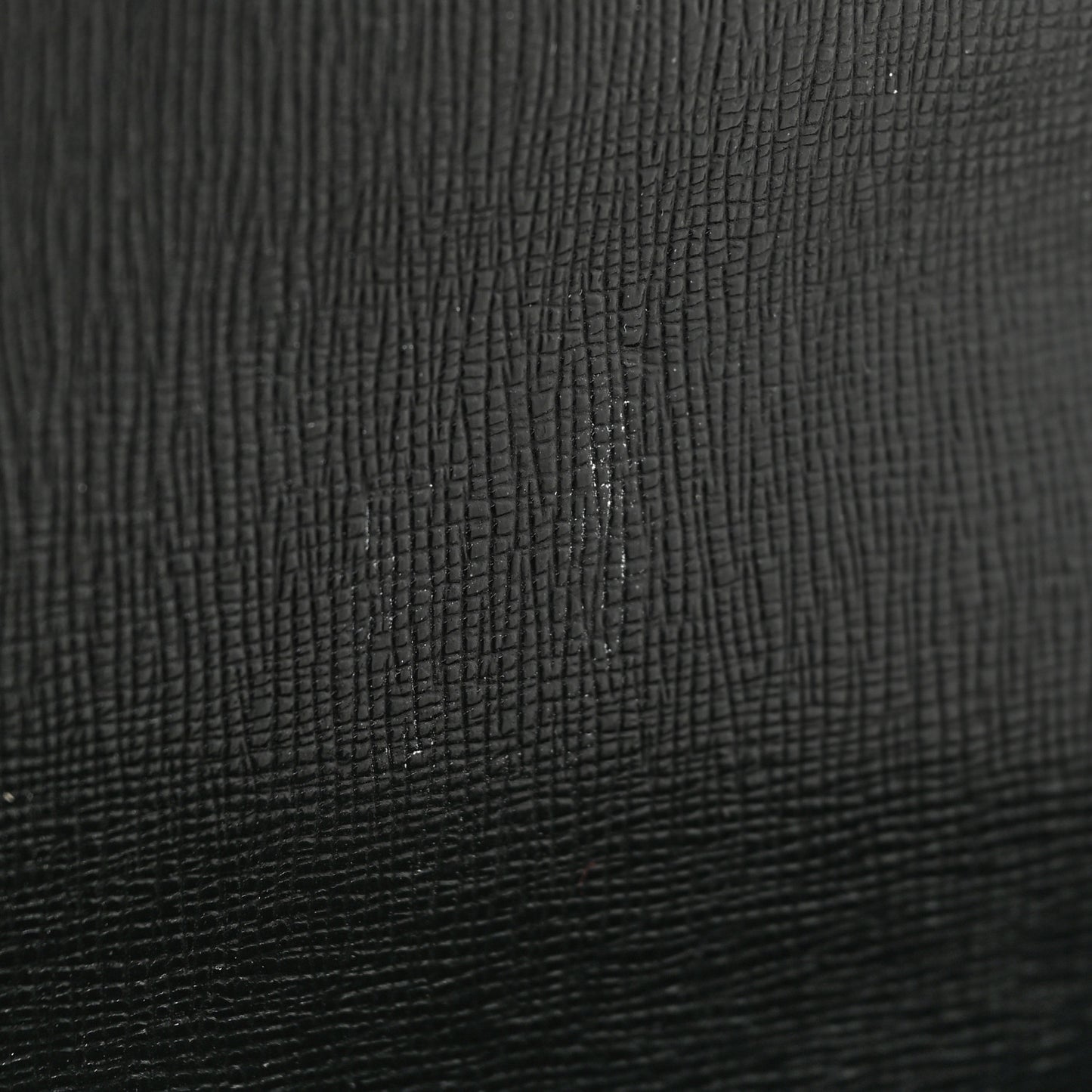 Saffiano Logo Baby Flap Bag Black White