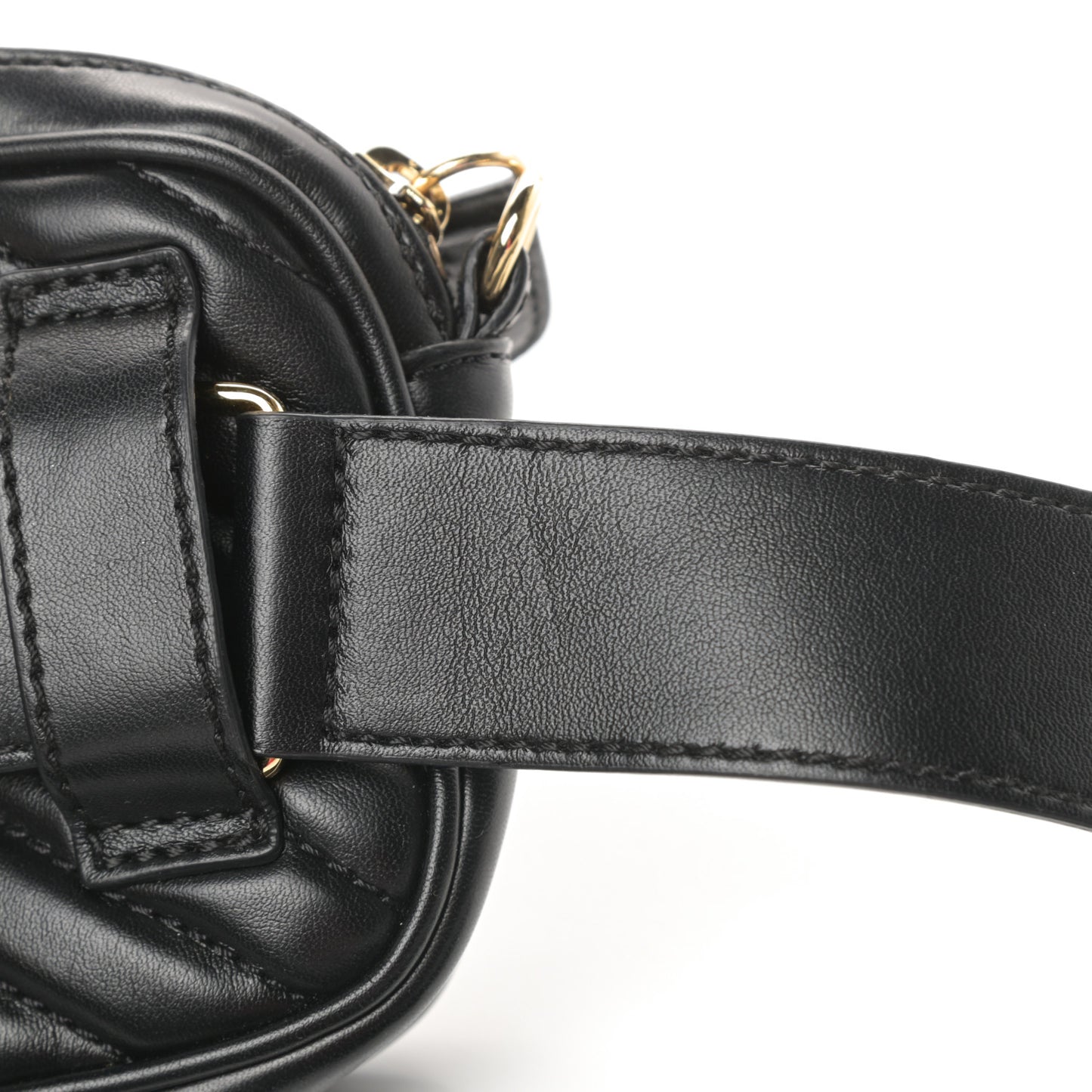 Eco Alter Nappa Star Patch Belt Bag Black