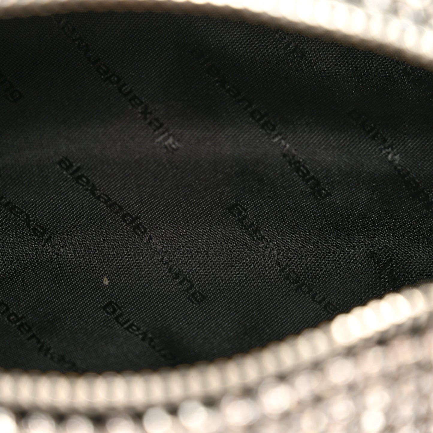 Mesh Crystal Cruiser Mini Duffle White