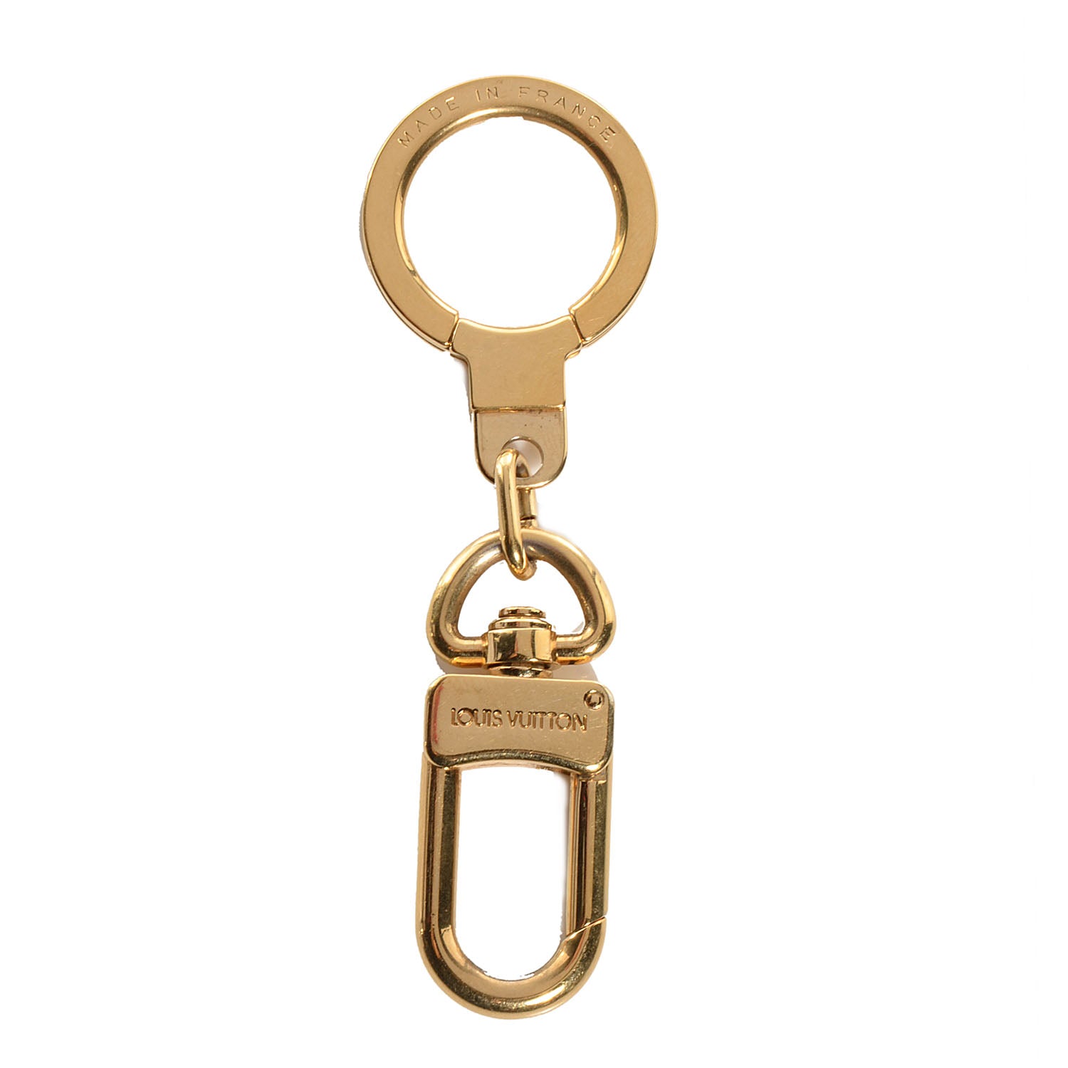 Louis Vuitton Pochette Extender Key Ring Gold 82648 – FASHIONPHILE