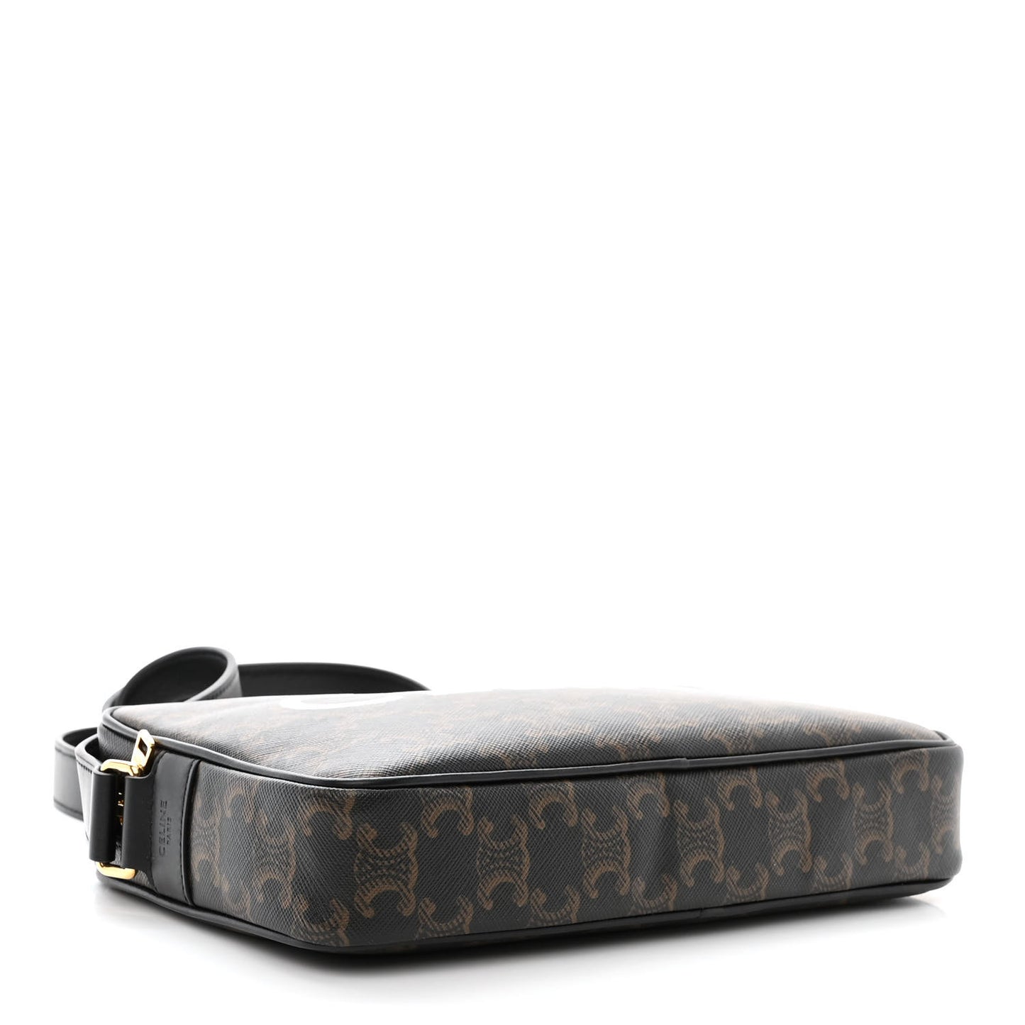 Triomphe Canvas Medium Messenger Bag Black