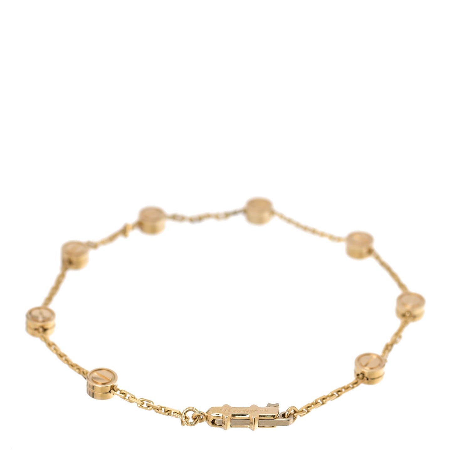 18K Yellow Gold LOVE Station Bracelet