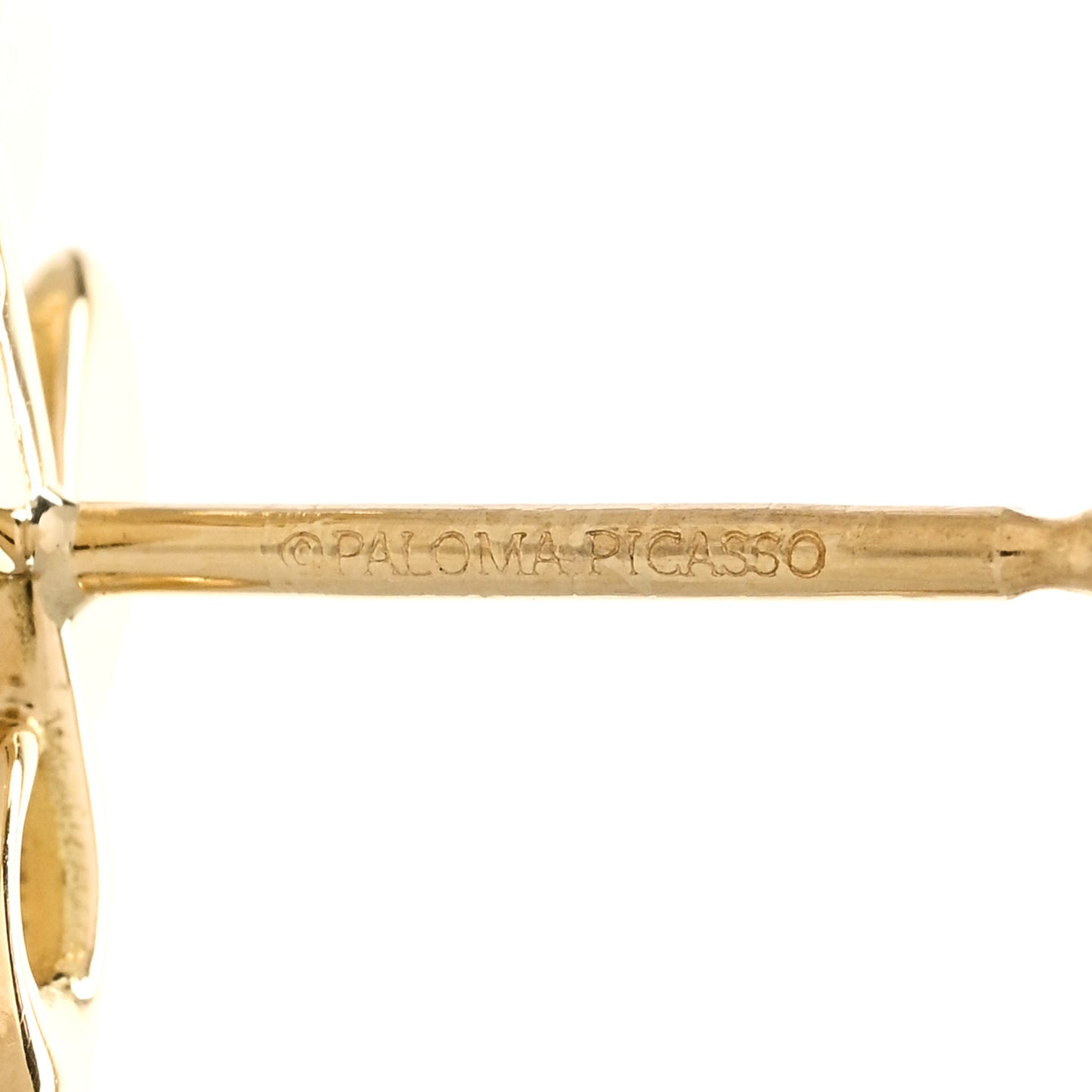 18K Yellow Gold Paloma Picasso Olive Leaf Climber Earrings