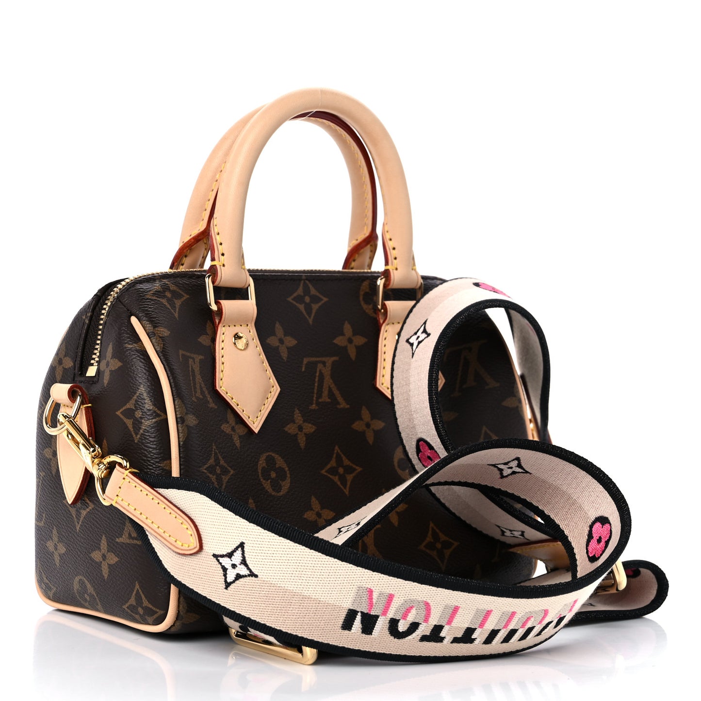 Monogram Speedy Bandouliere 20 Black