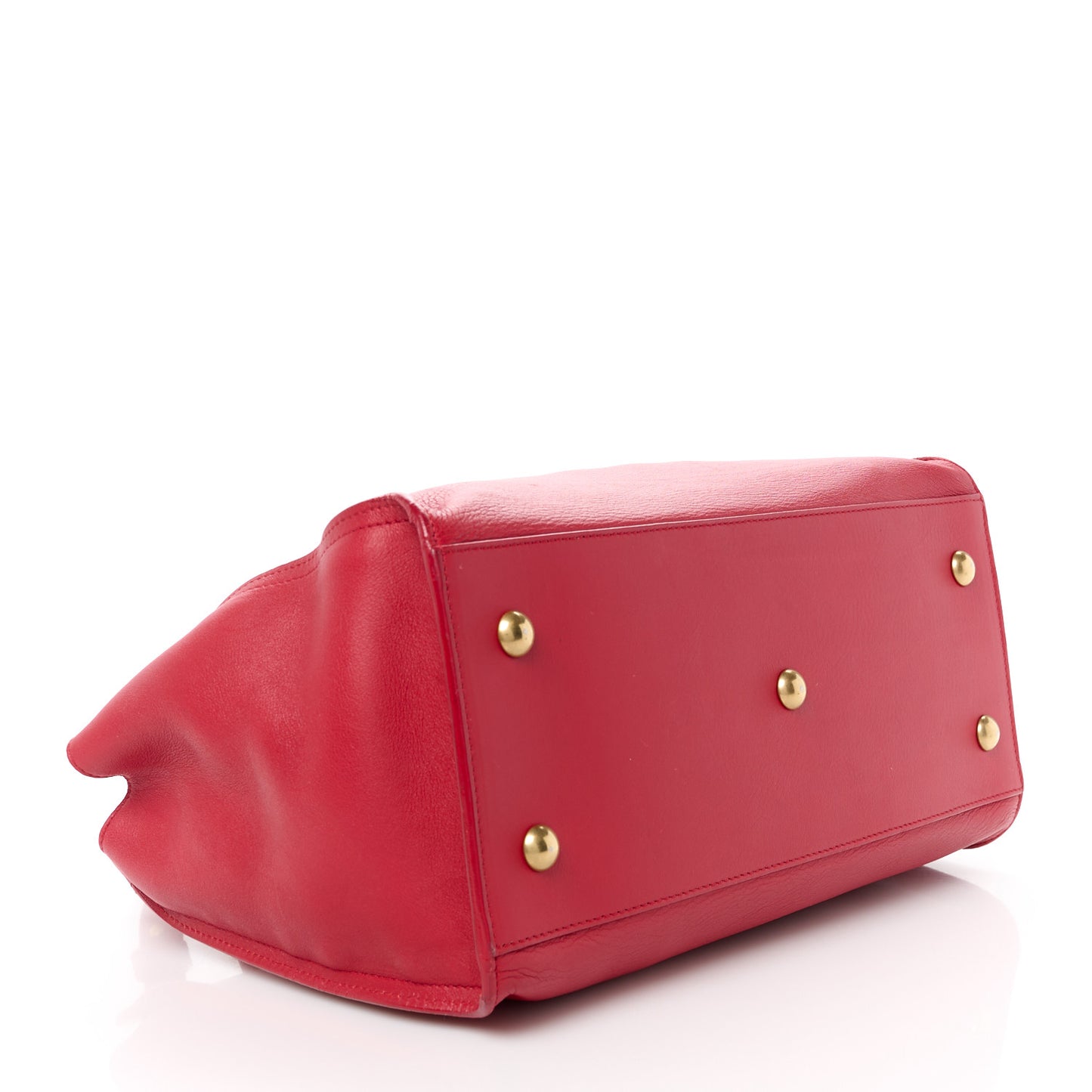 Calfskin Small Classic Y Cabas Red