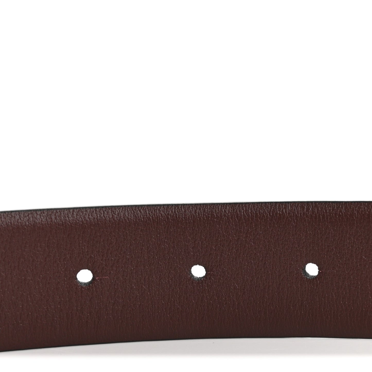 Calfskin CC Reversible Belt 85 34 Black Burgundy