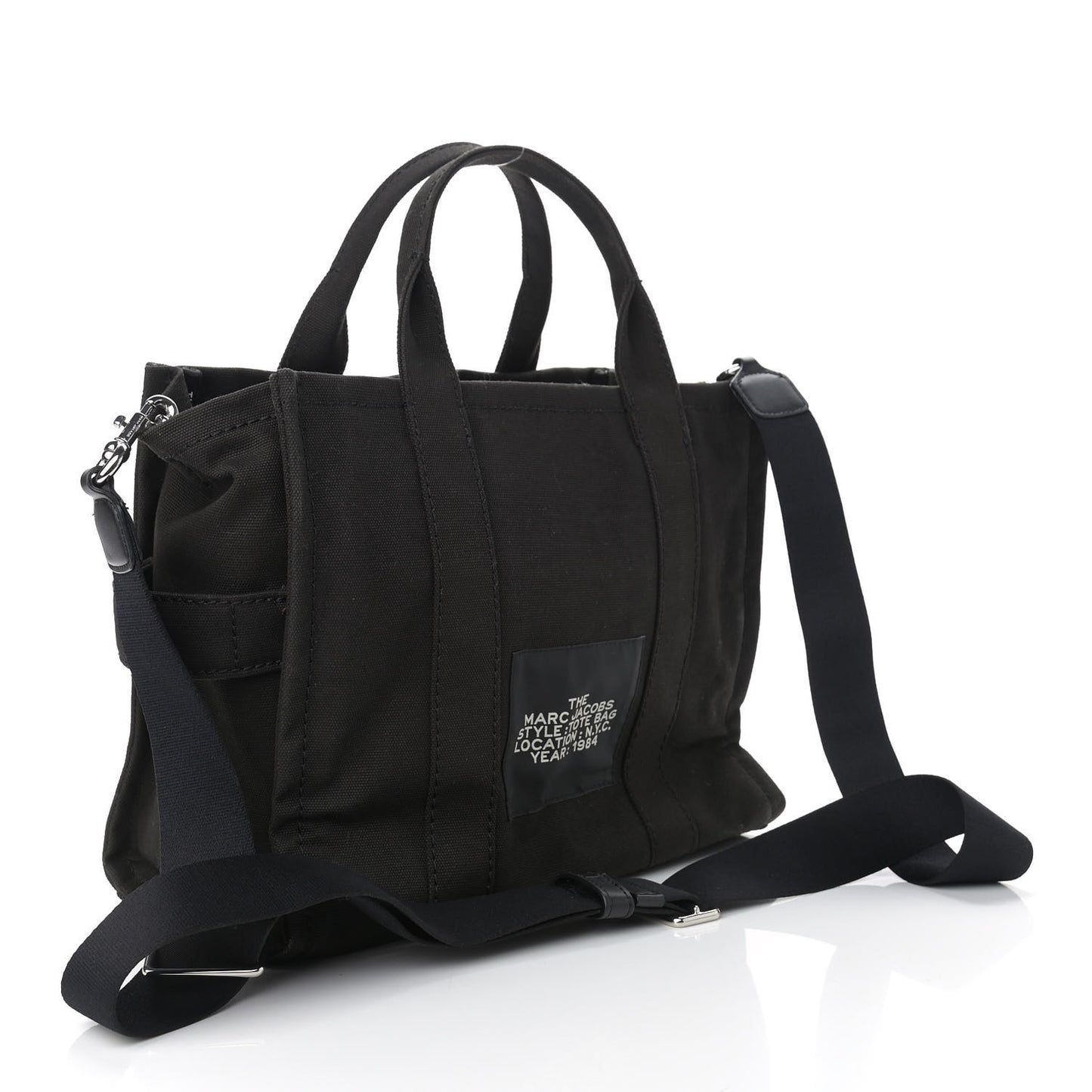Cotton Canvas Tote Bag Black