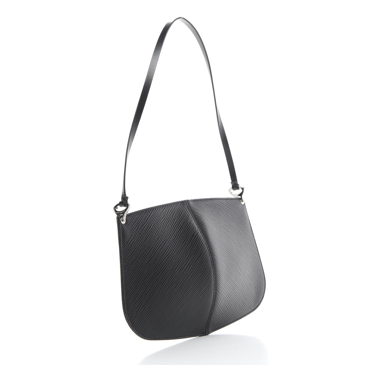 Louis Vuitton Epi Demi Lune Pochette Black 3 of 9