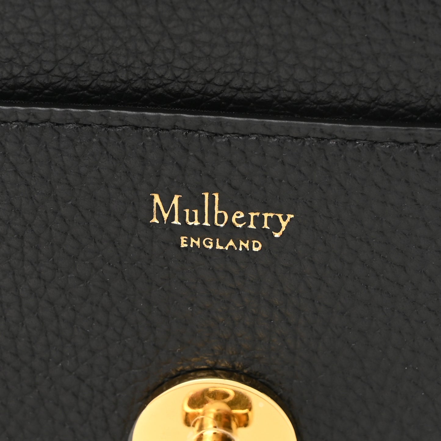 Small Classic Grain Calfskin Small Darley Black