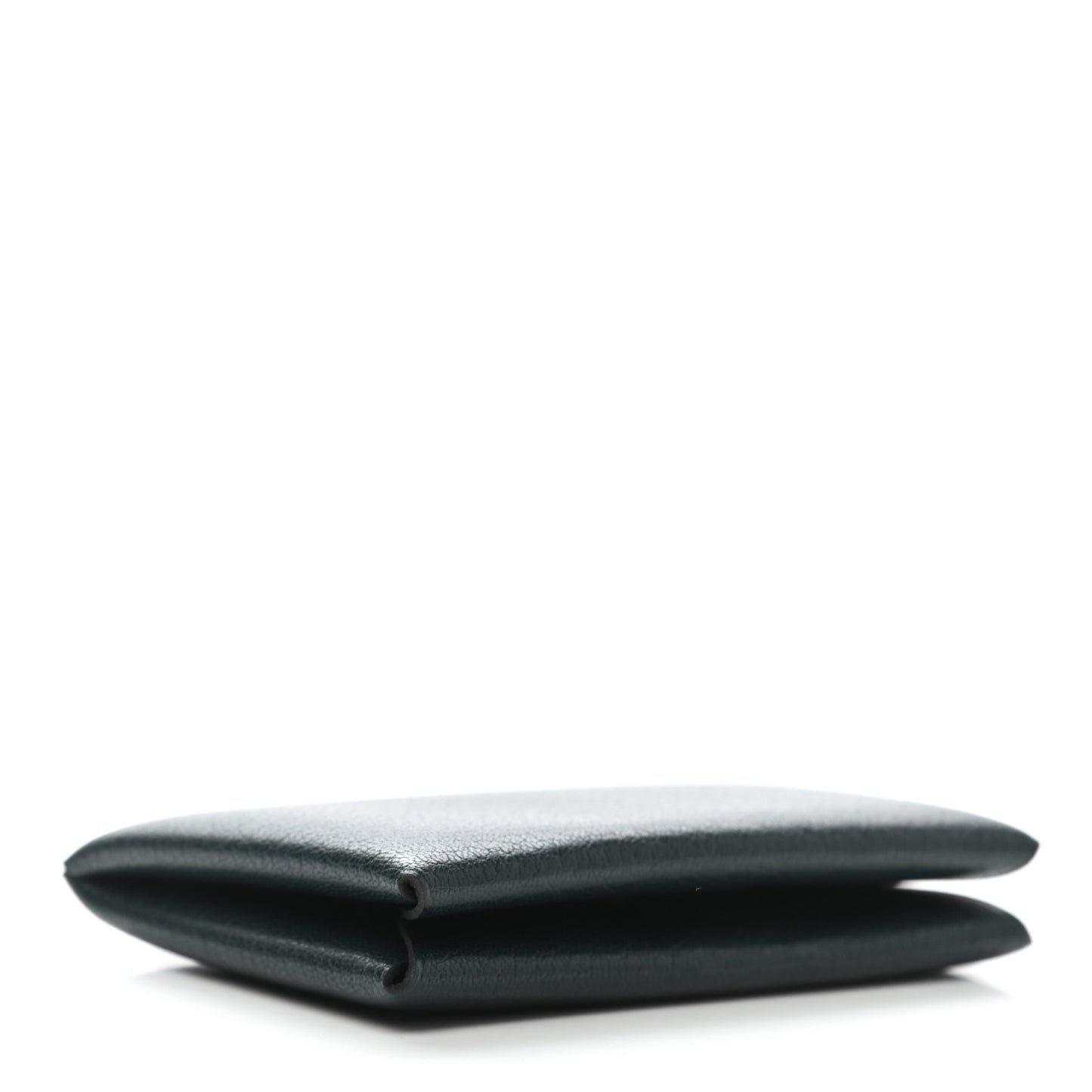 Chevre Mysore Calvi Card Case Vert Cypress