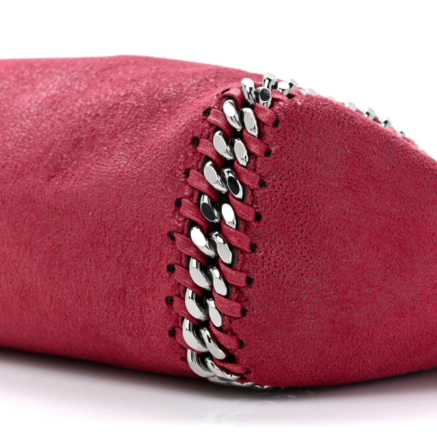 Shaggy Deer Falabella Reversible Mini Fold Over Tote Red Navy