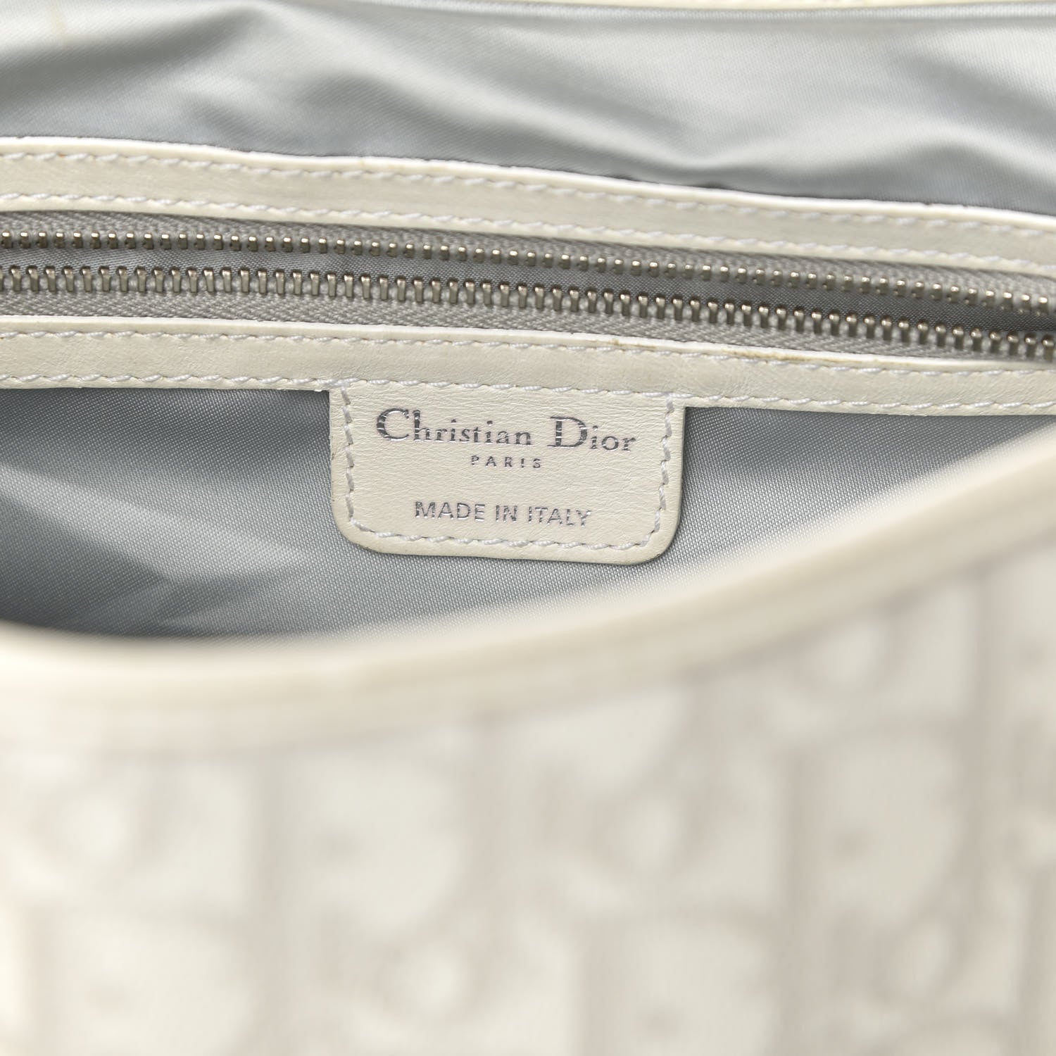 Christian Dior Monogram Romantique Trotter Bag Grey 6 of 11