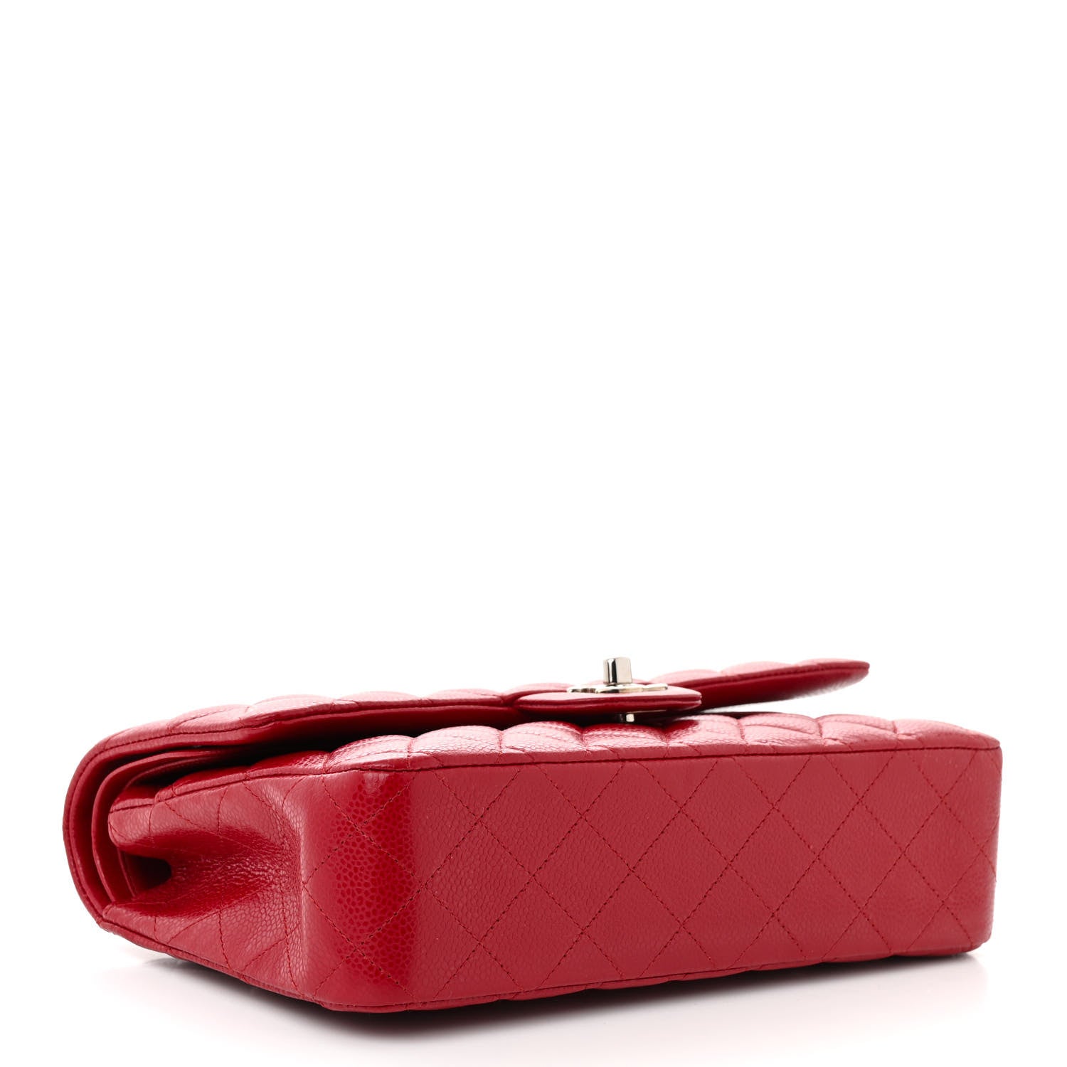 Chanel Caviar Quilted Medium Double Flap Red 4 of 11