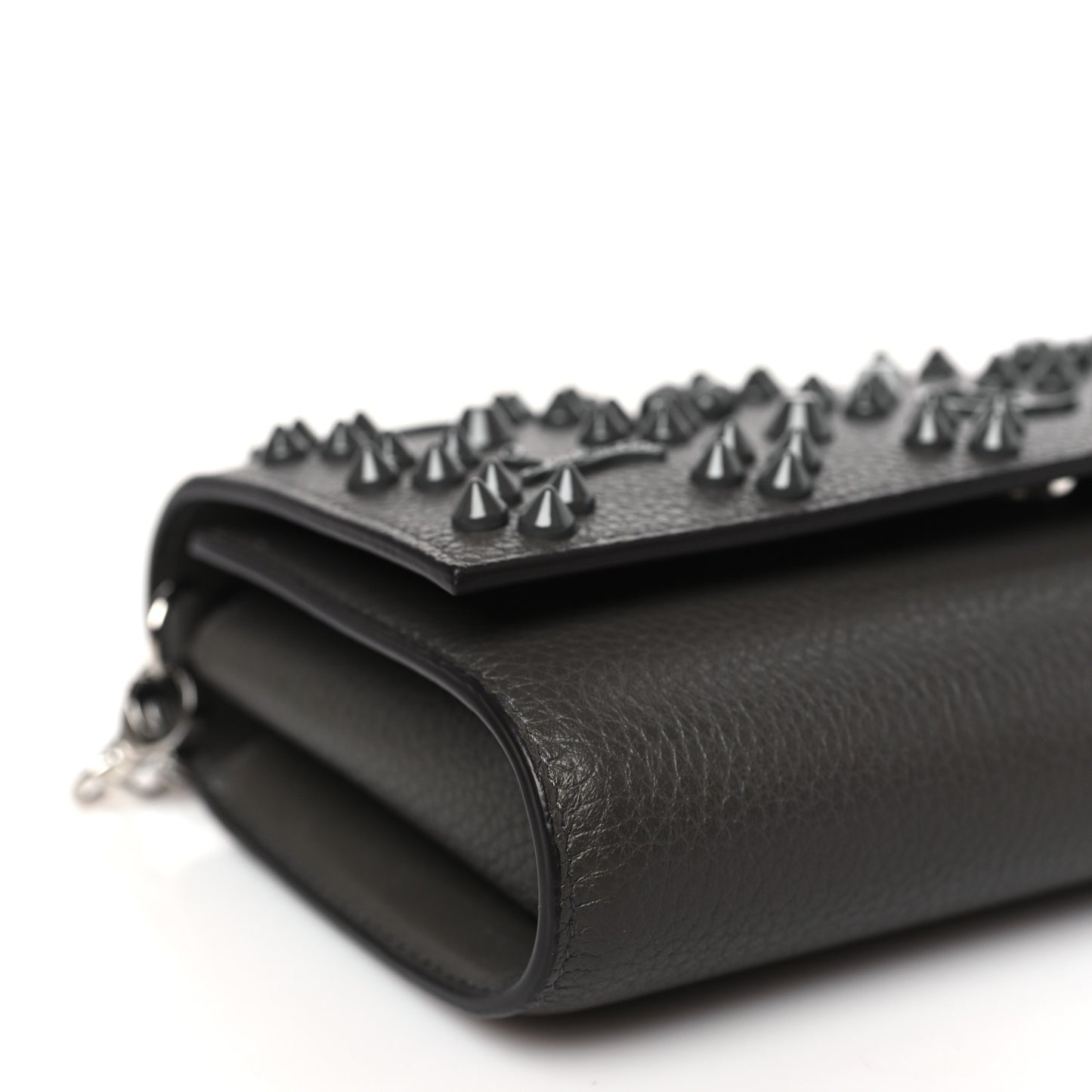 Calfskin Spikes Loubinthesky Paloma Wallet On Chain Rocket