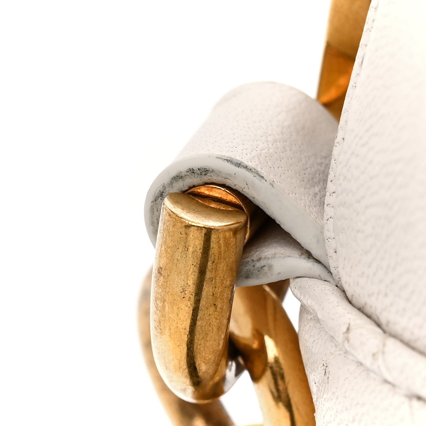 Nappa Quilted Medusa Tribute Camera Bag White