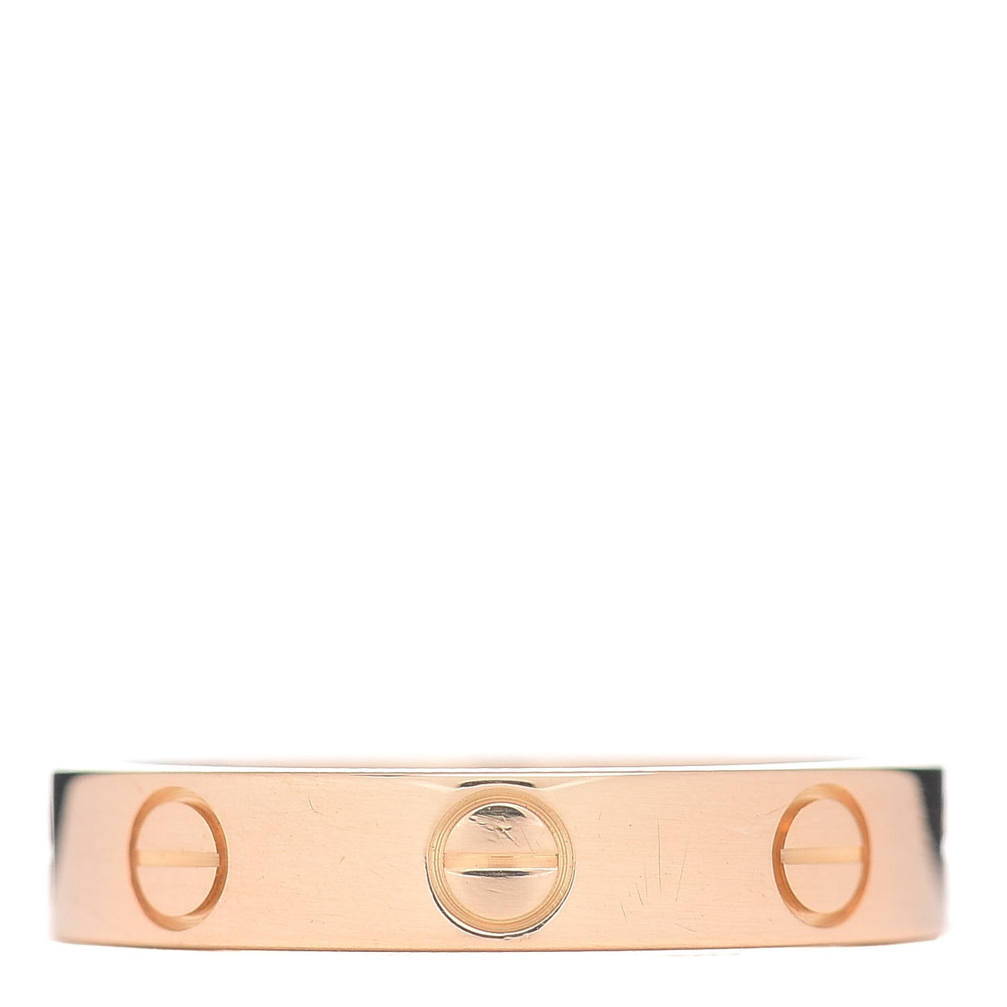 18K Yellow Gold 3.5mm LOVE Wedding Band Ring 51 5.75
