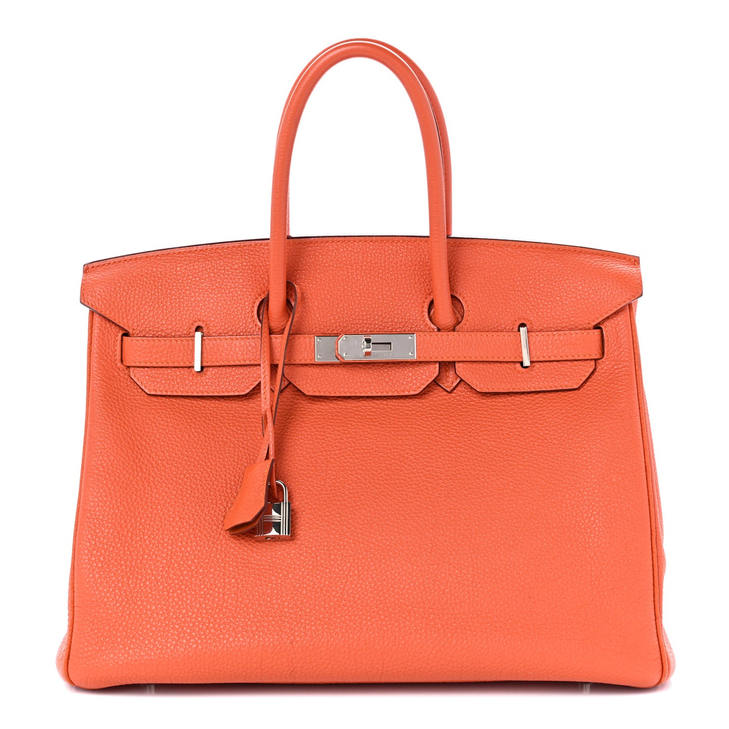 Togo Birkin 35 Orange