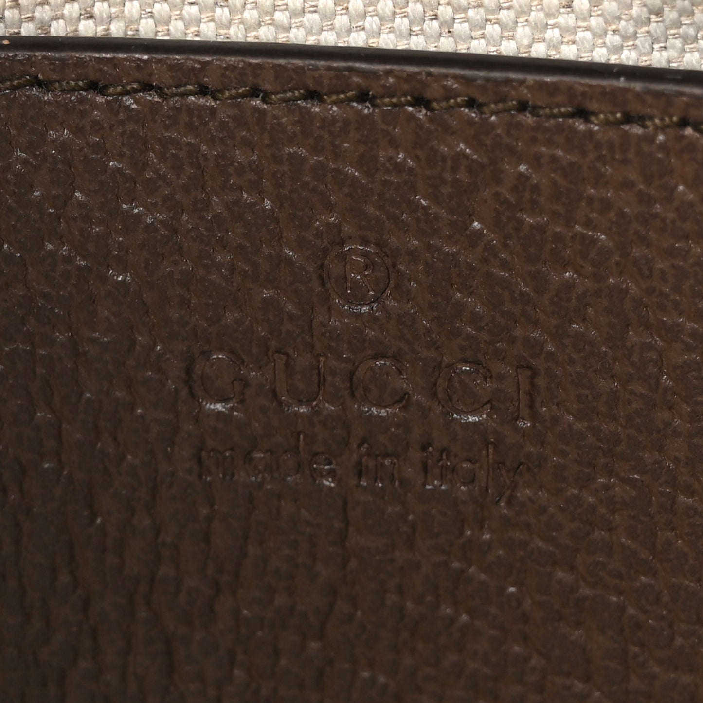 GG Supreme Monogram Textured Dollar Calfskin Small Ophidia Hobo Beige Ebony New Acero