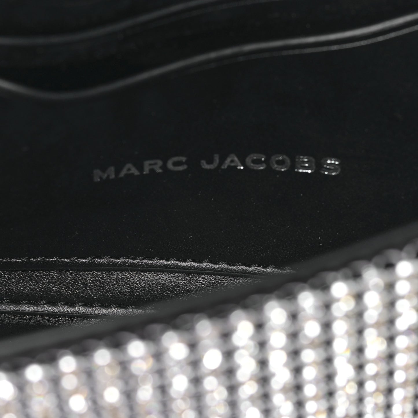 The Rhinestone J Marc Mini Shoulder Bag Silver