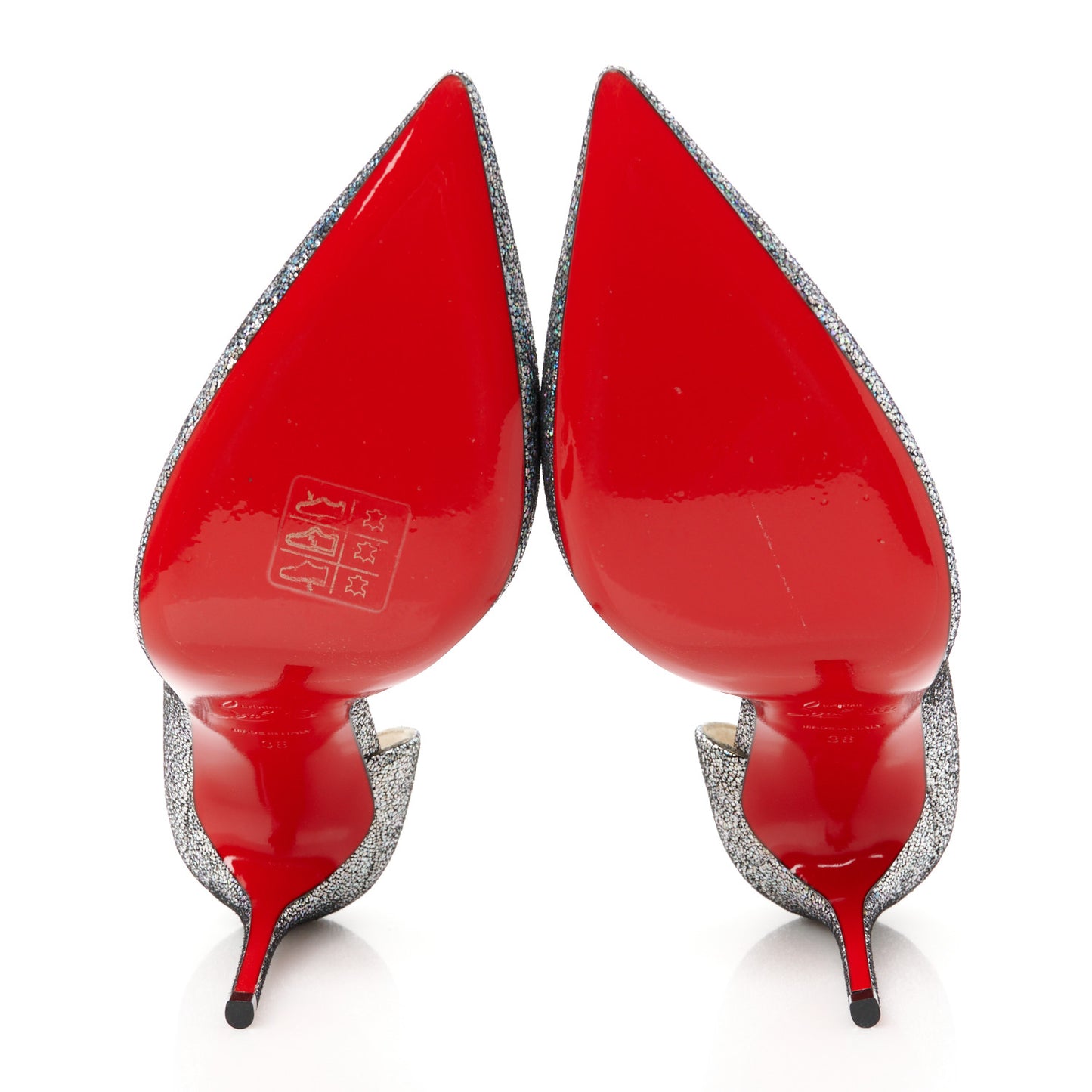 Nappa Mica Iriza 100 Pumps 36 Silver