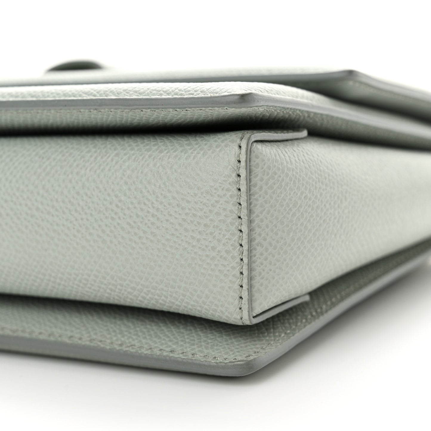 Printed Calfskin Ginny Shoulder Bag Opal