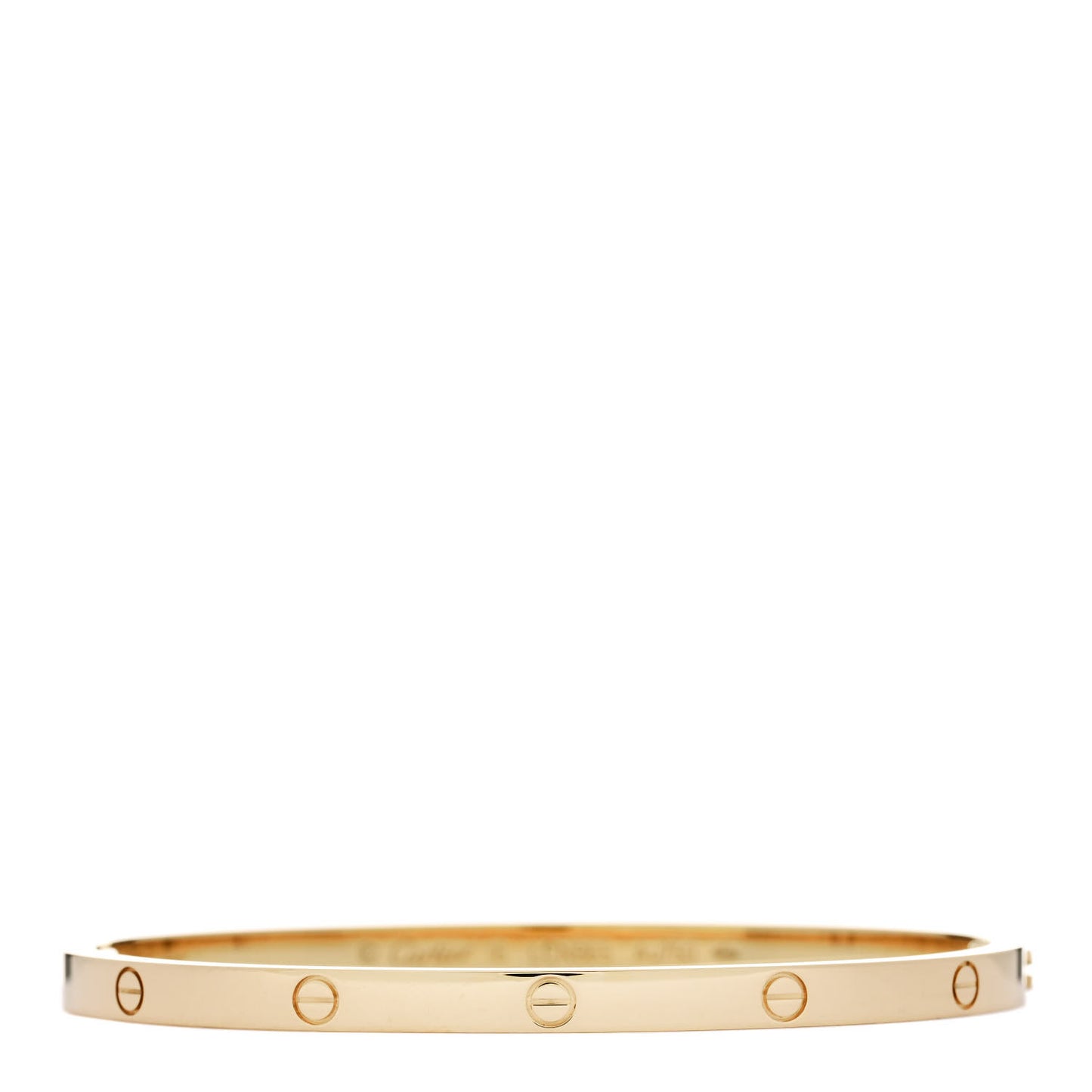 18K Yellow Gold Small LOVE Bracelet 16